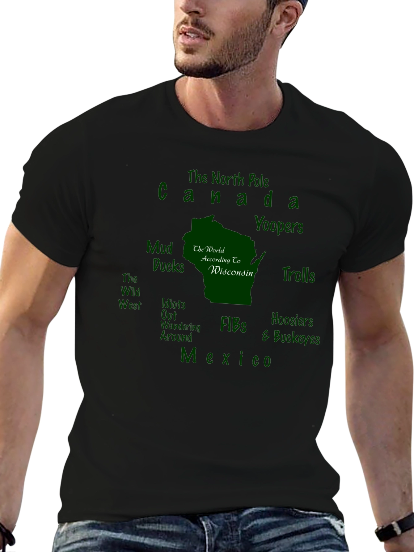 Wisconsin Map T-Shirt