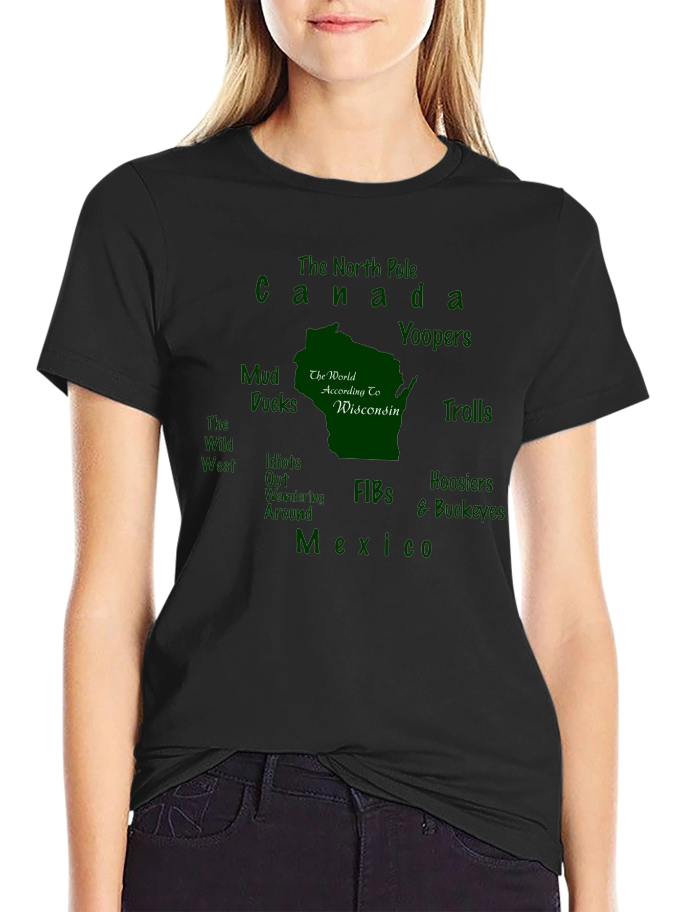 Wisconsin Map T-Shirt