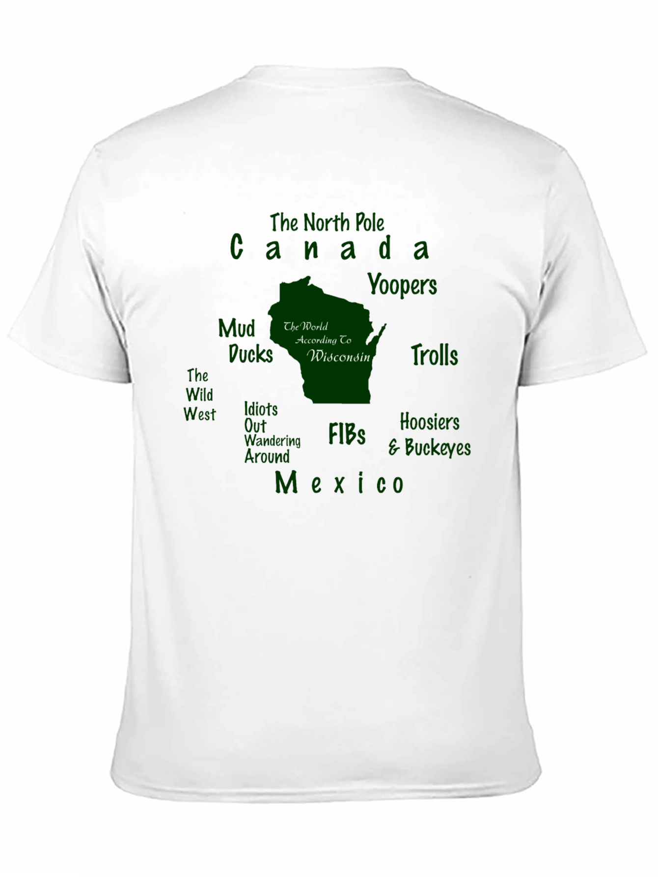 Wisconsin Map T-Shirt