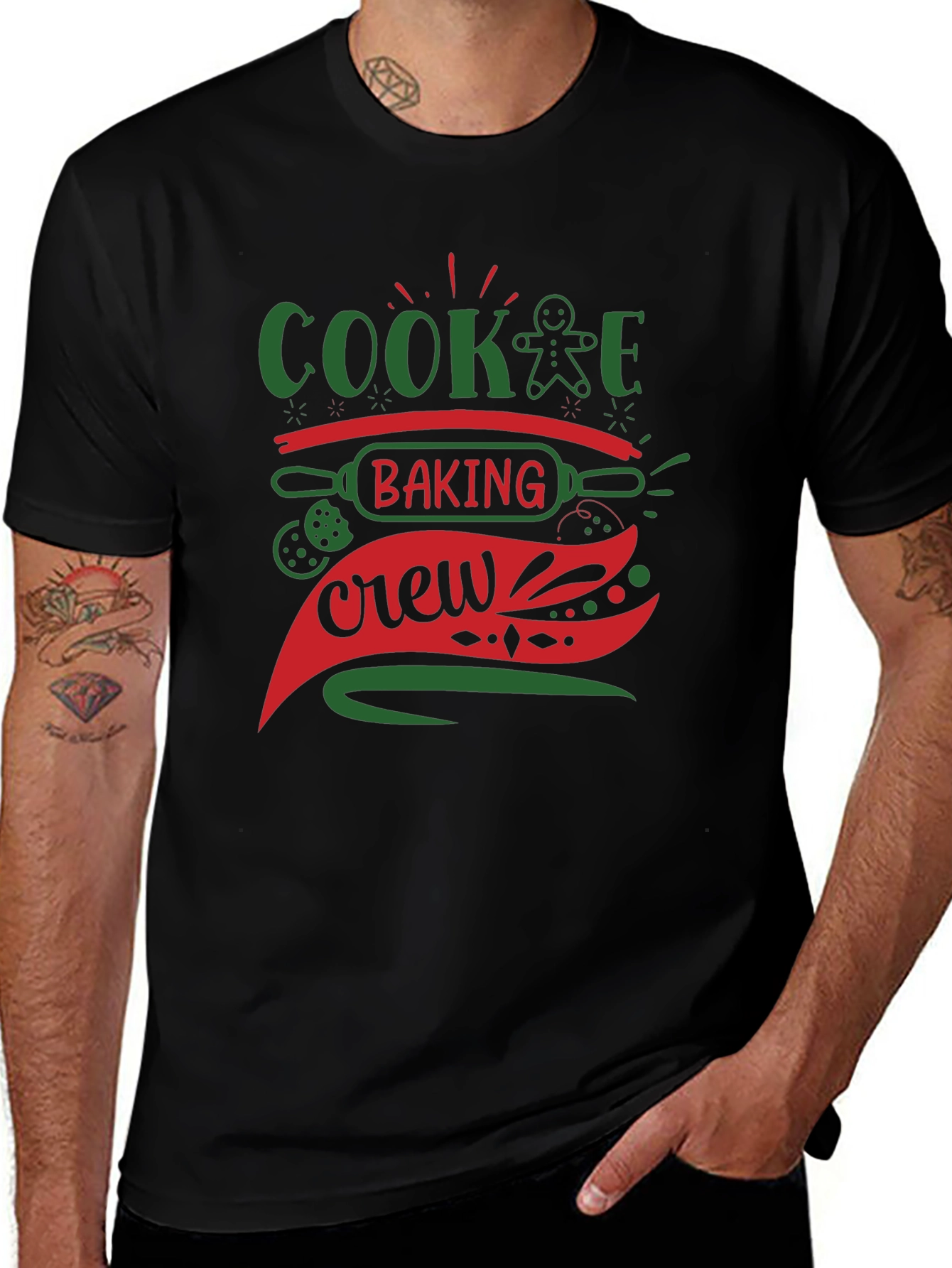 Cookie Baking Crew Christmas T-Shirt