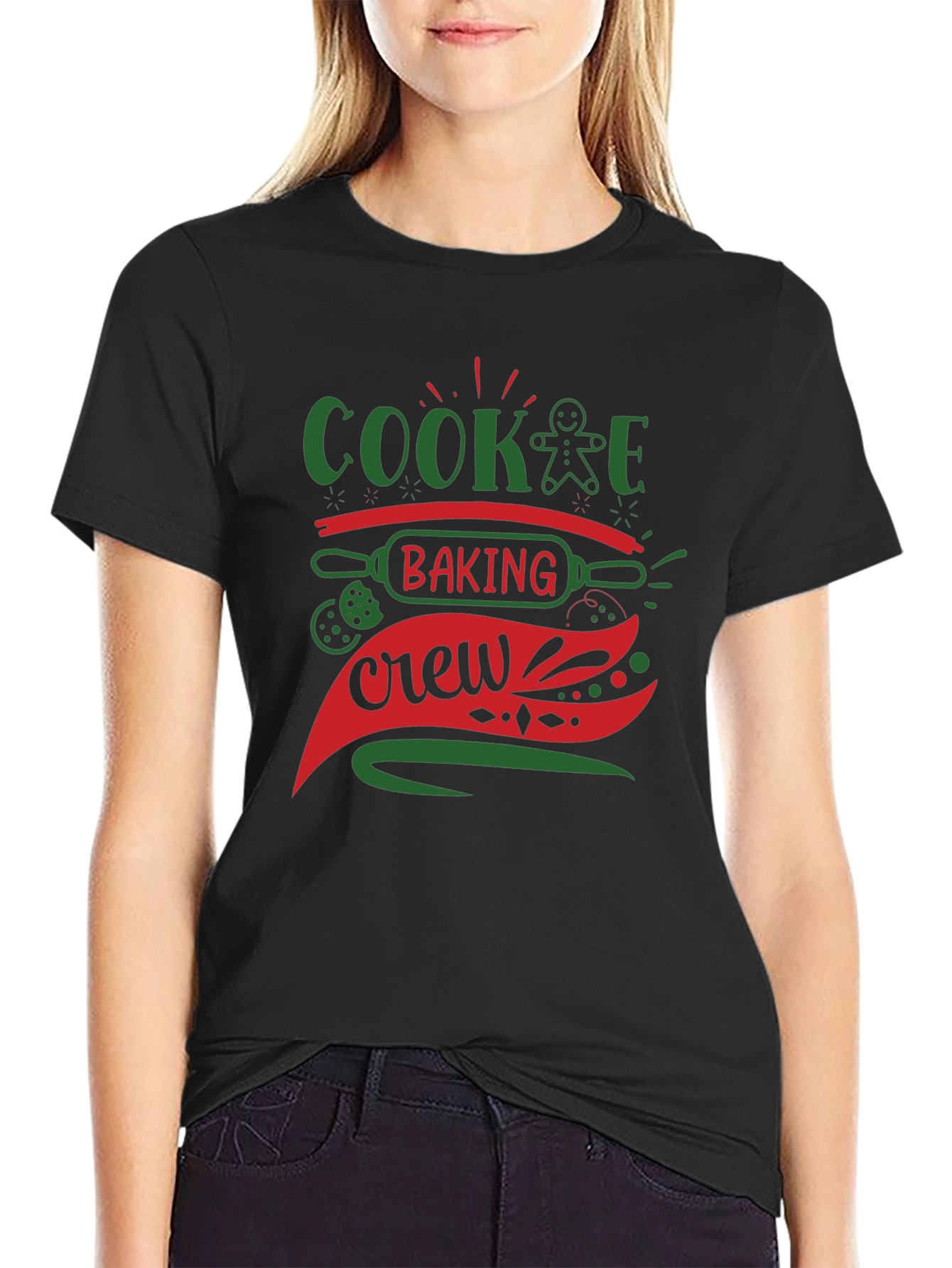 Cookie Baking Crew Christmas T-Shirt