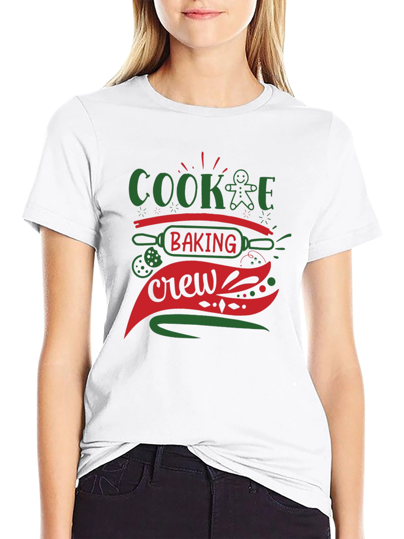 Cookie Baking Crew Christmas T-Shirt