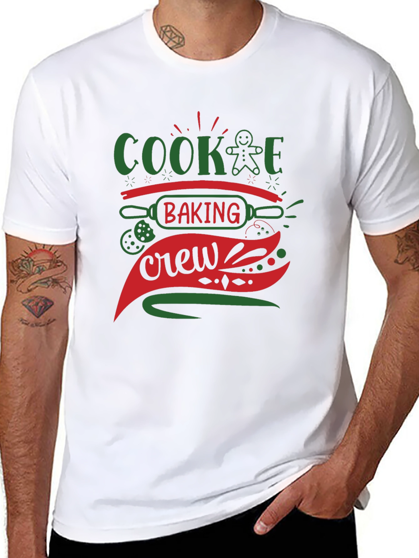 Cookie Baking Crew Christmas T-Shirt