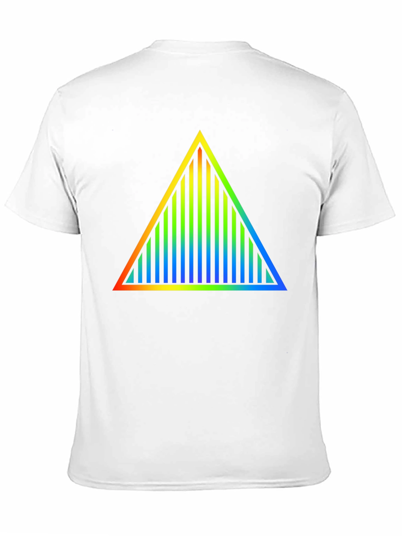 Prism Triangle Graphic Black T-Shirt