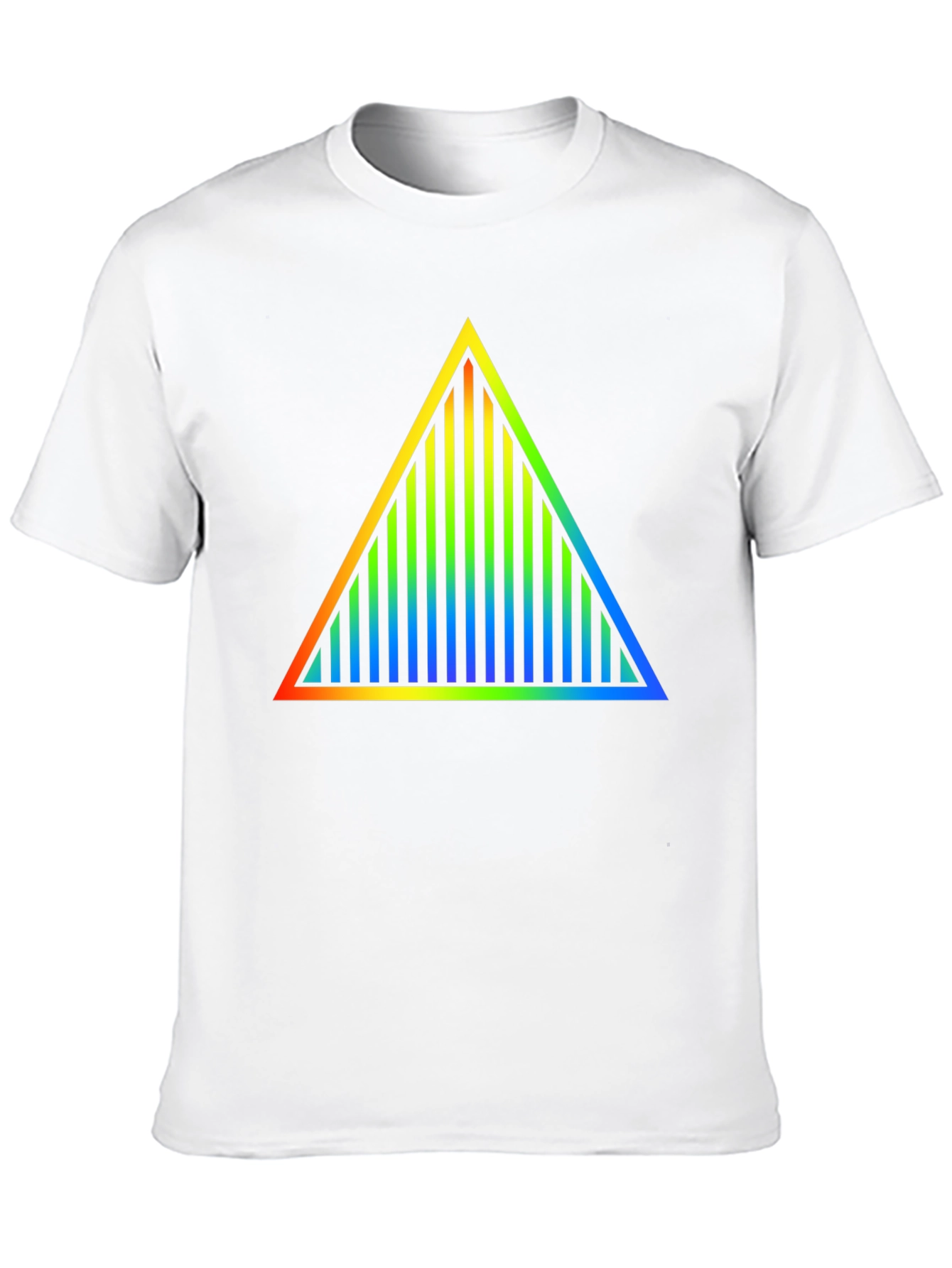 Prism Triangle Graphic Black T-Shirt
