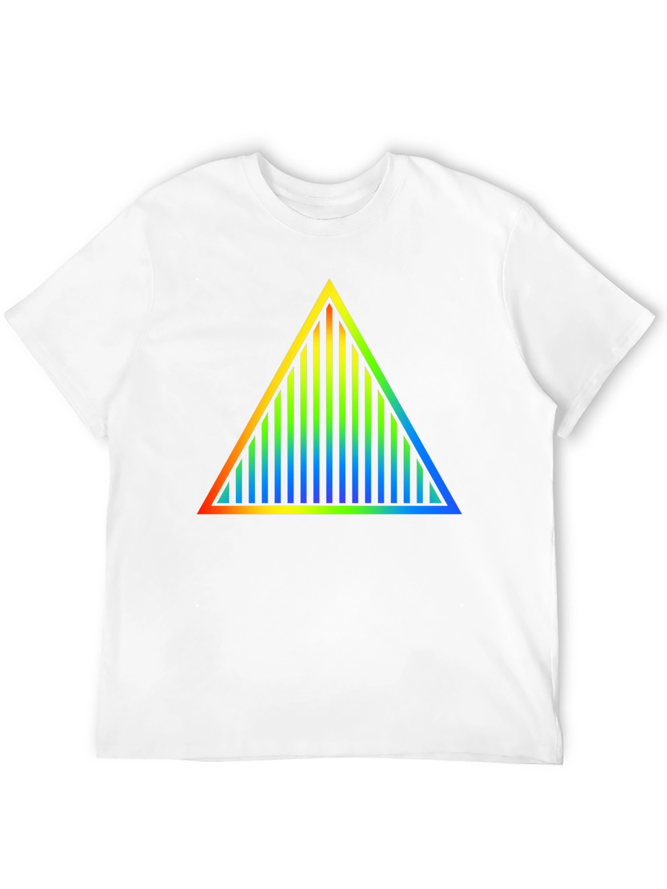 Prism Triangle Graphic Black T-Shirt