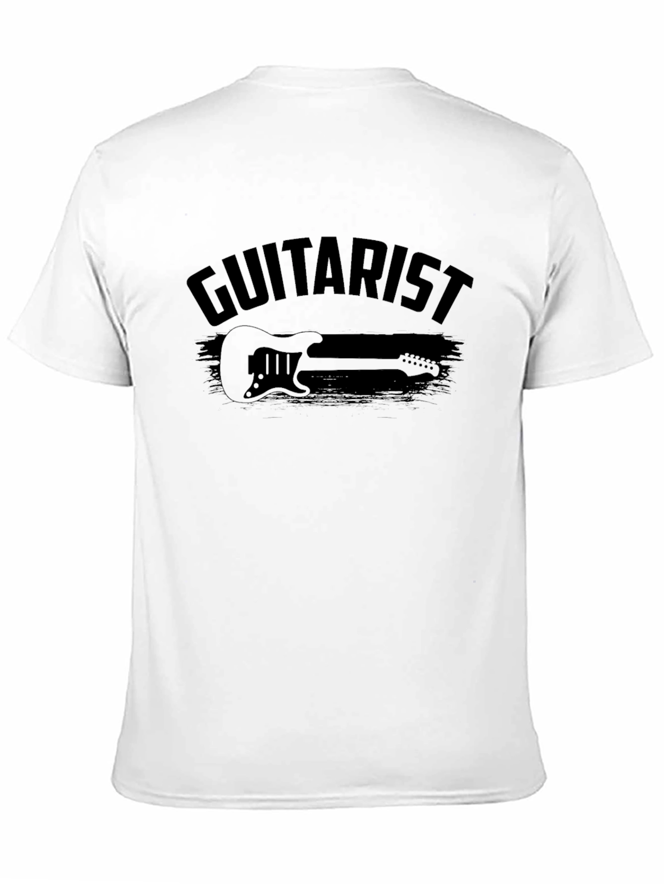 Guitarist Black Graphic Tee - Music Lover T-Shirt