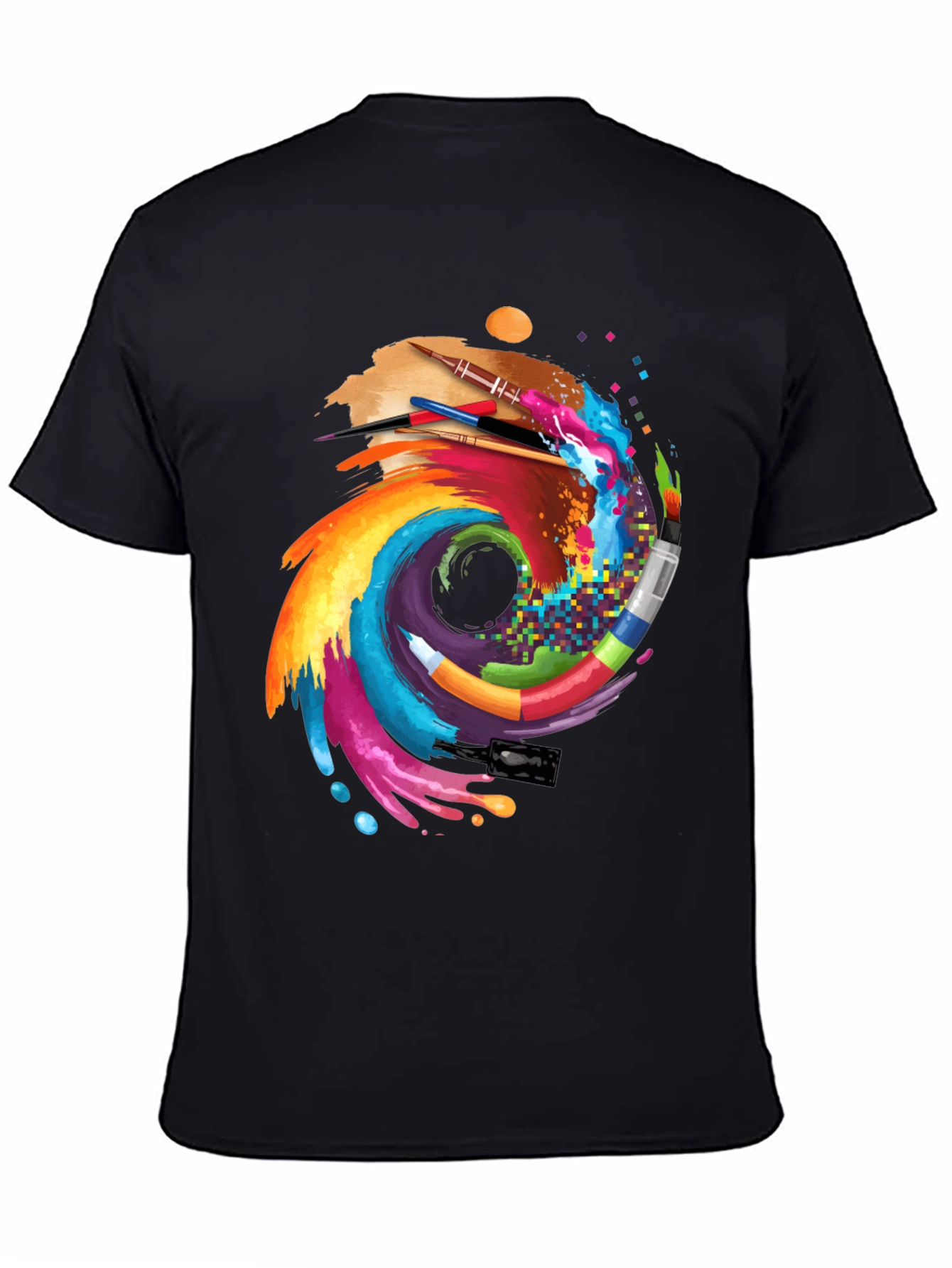 Artistic Brushstroke Graphic Tee