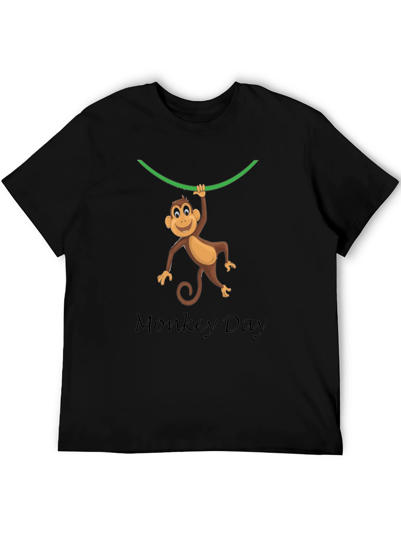 Monkey Day T-Shirt - Fun Cartoon Animal Design