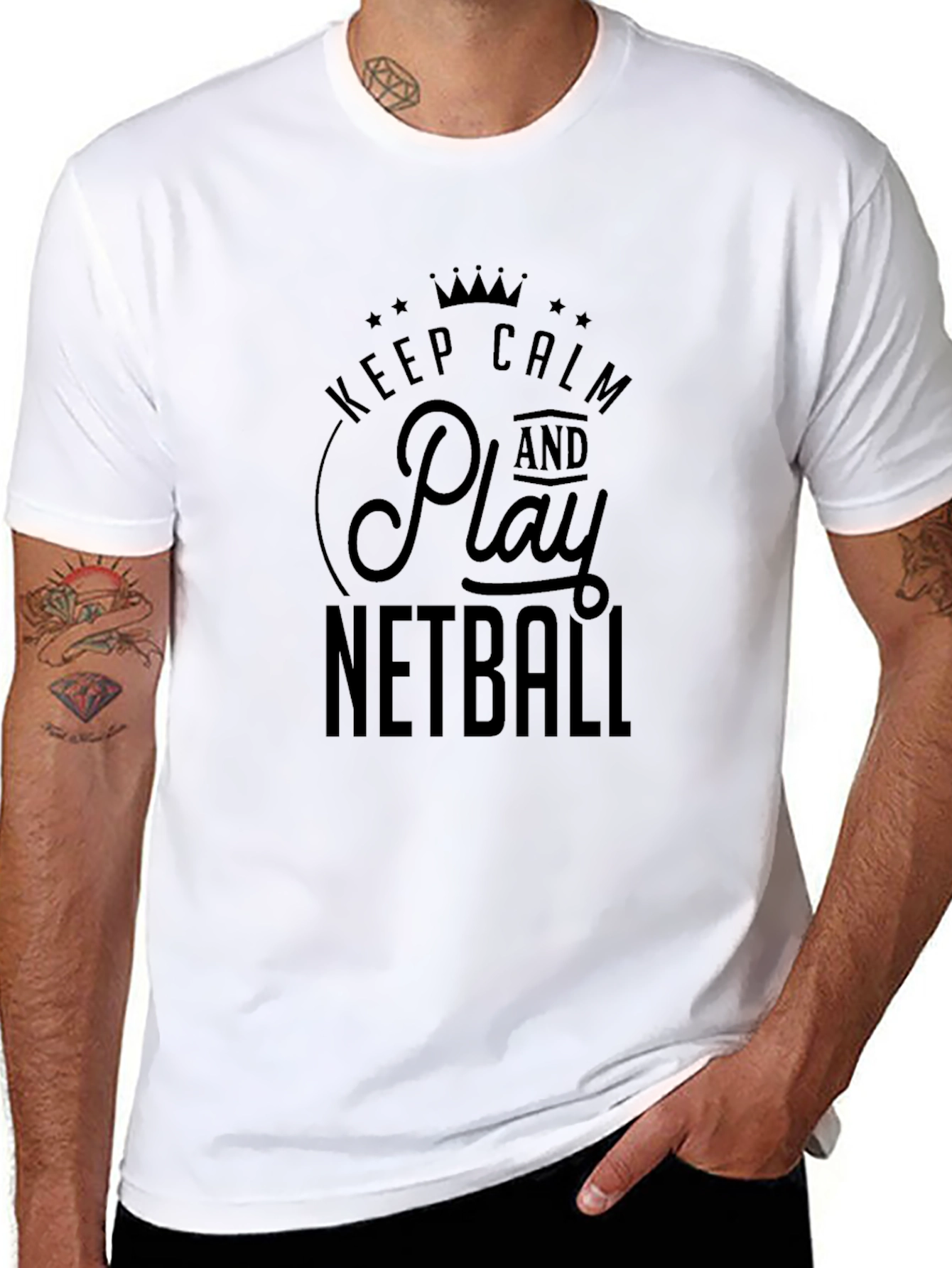 Keep Calm Play Netball T-Shirt