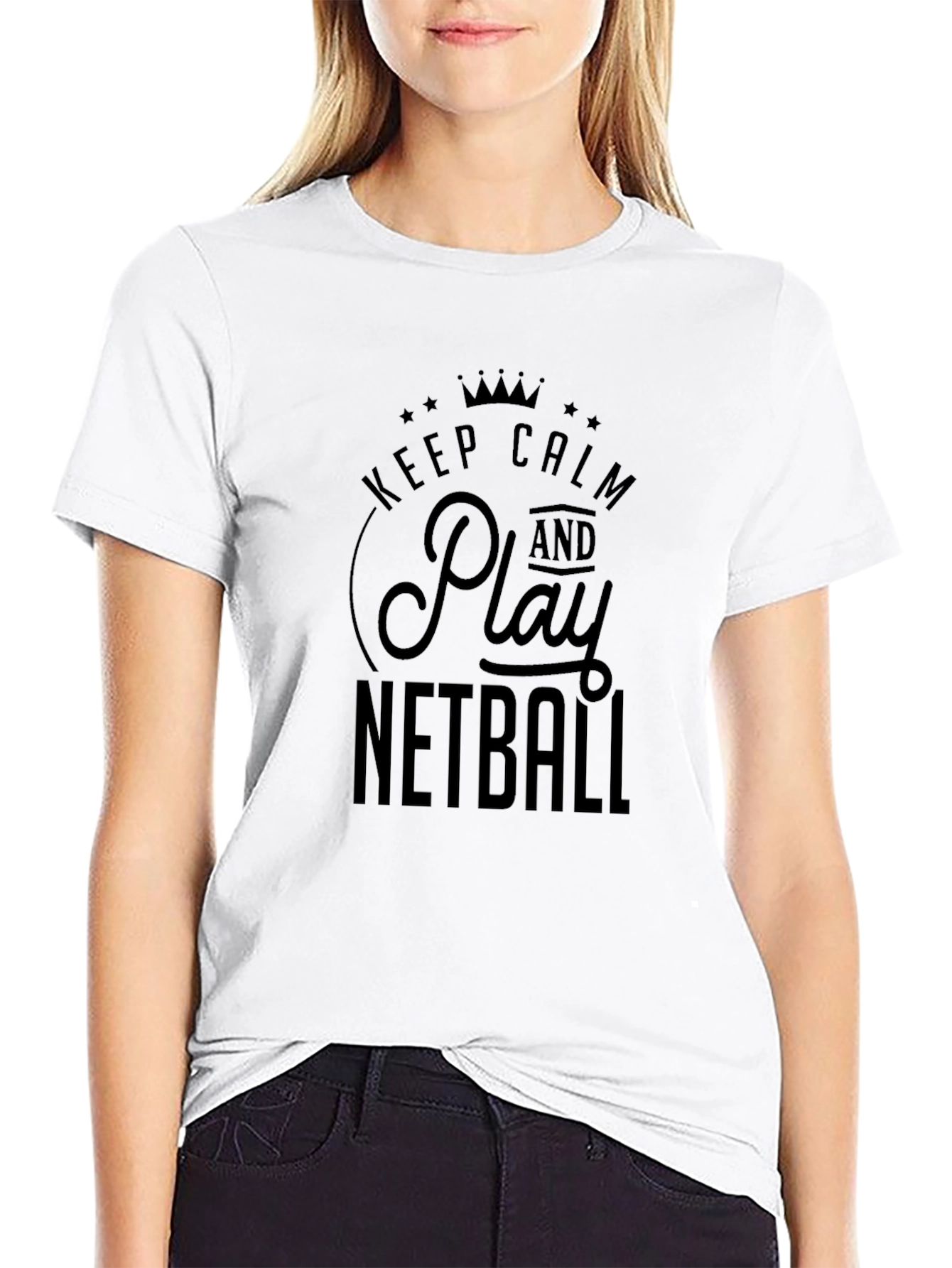 Keep Calm Play Netball T-Shirt