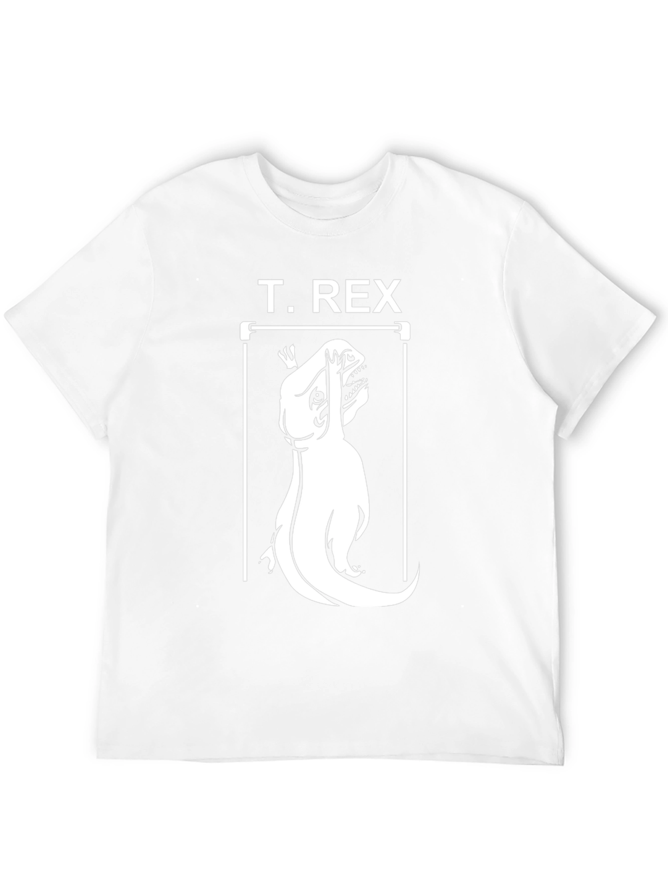 T-Rex Funny Graphic Black T-Shirt