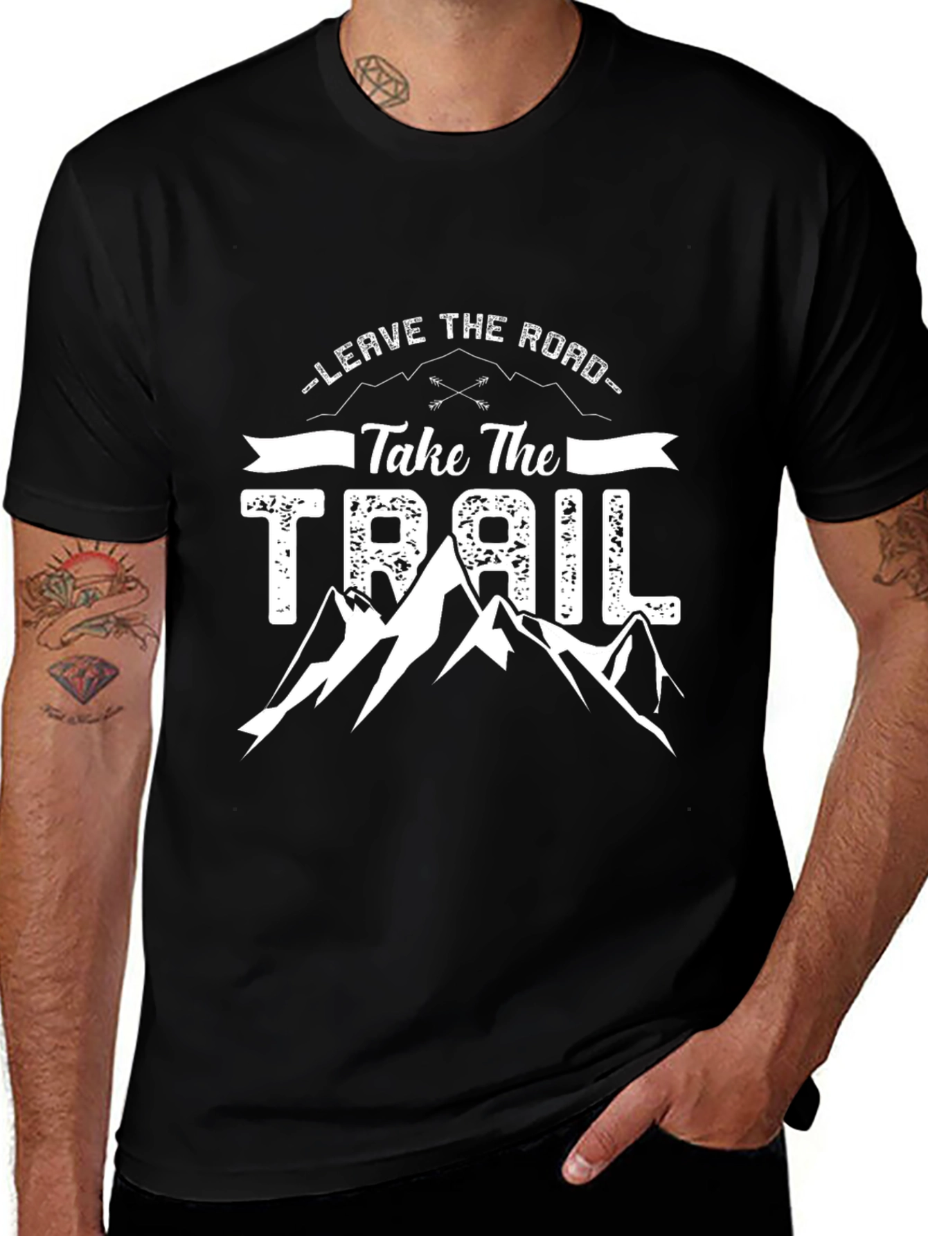 Leave the Road Take the Trail Graphic T-Shirt
