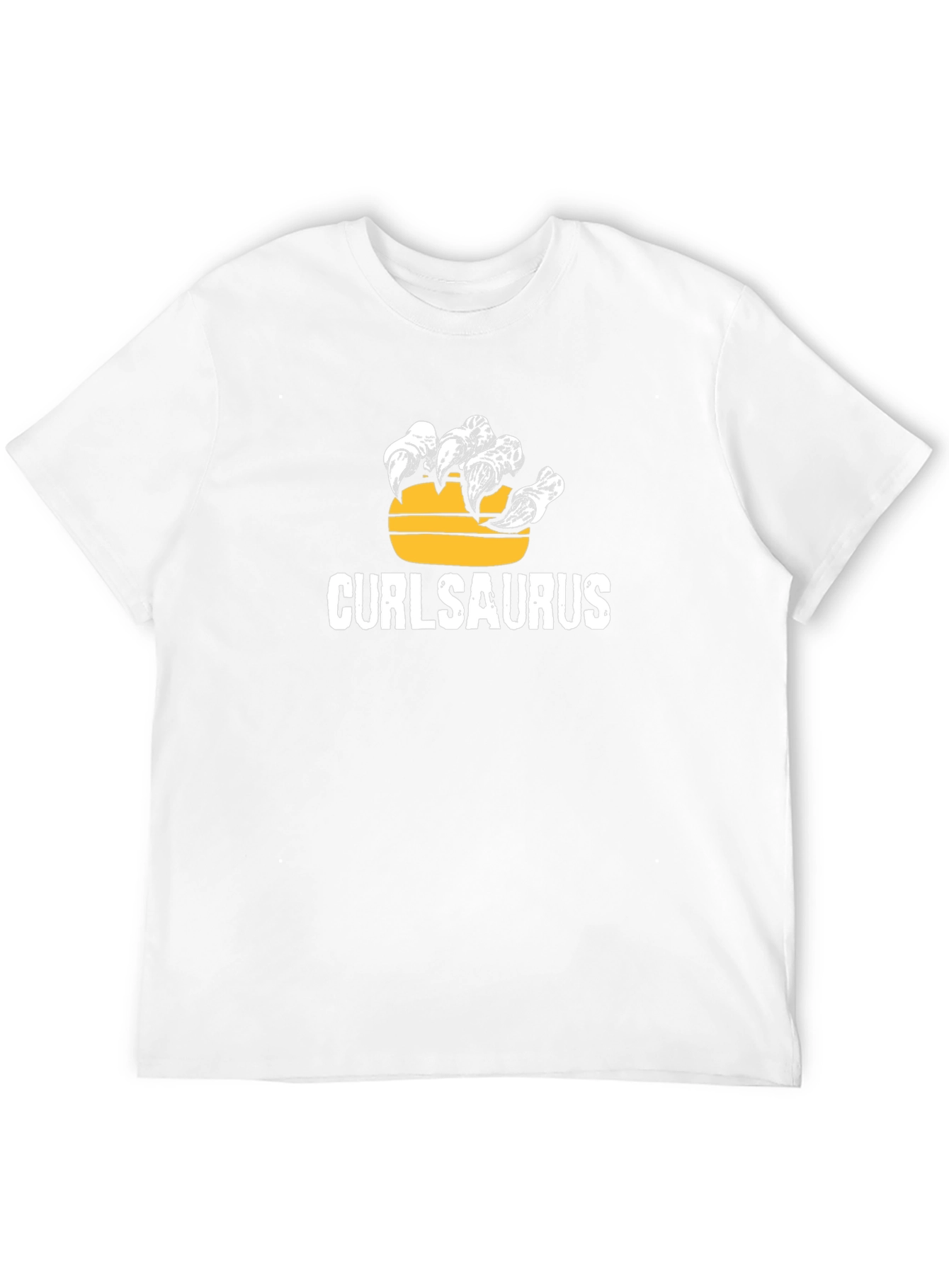 Curlsaurus Funny Graphic T-Shirt