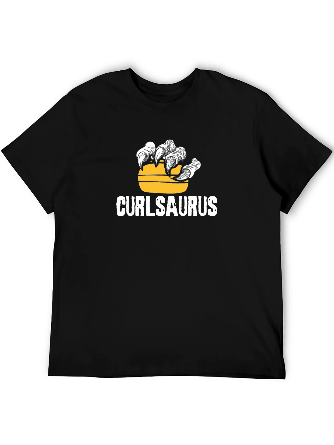 Curlsaurus Funny Graphic T-Shirt