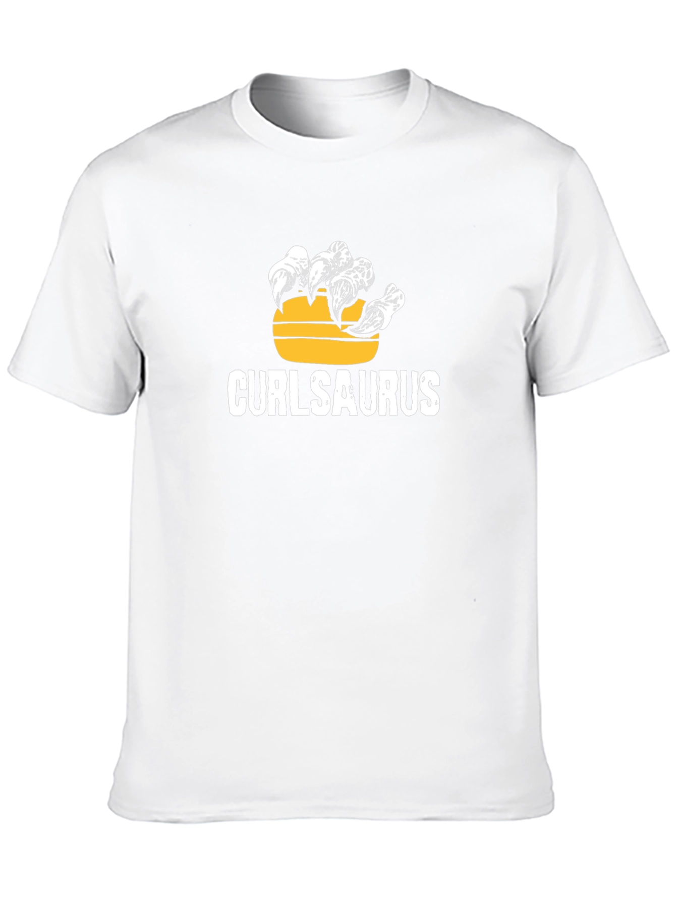 Curlsaurus Funny Graphic T-Shirt