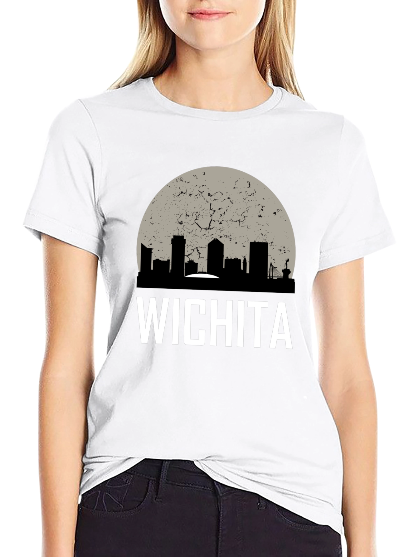 Wichita Skyline Graphic Tee - Retro City Pride Shirt
