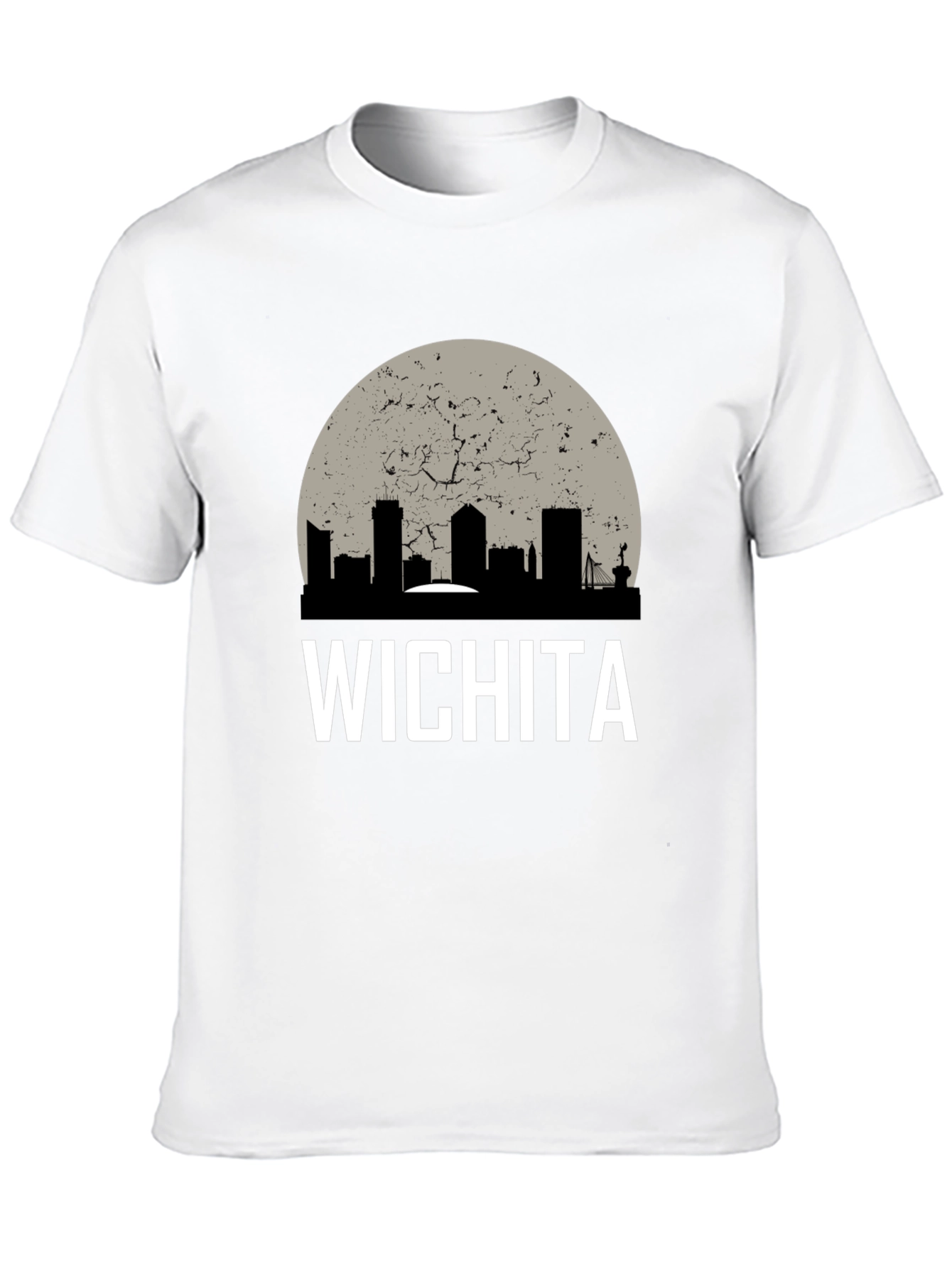 Wichita Skyline Graphic Tee - Retro City Pride Shirt