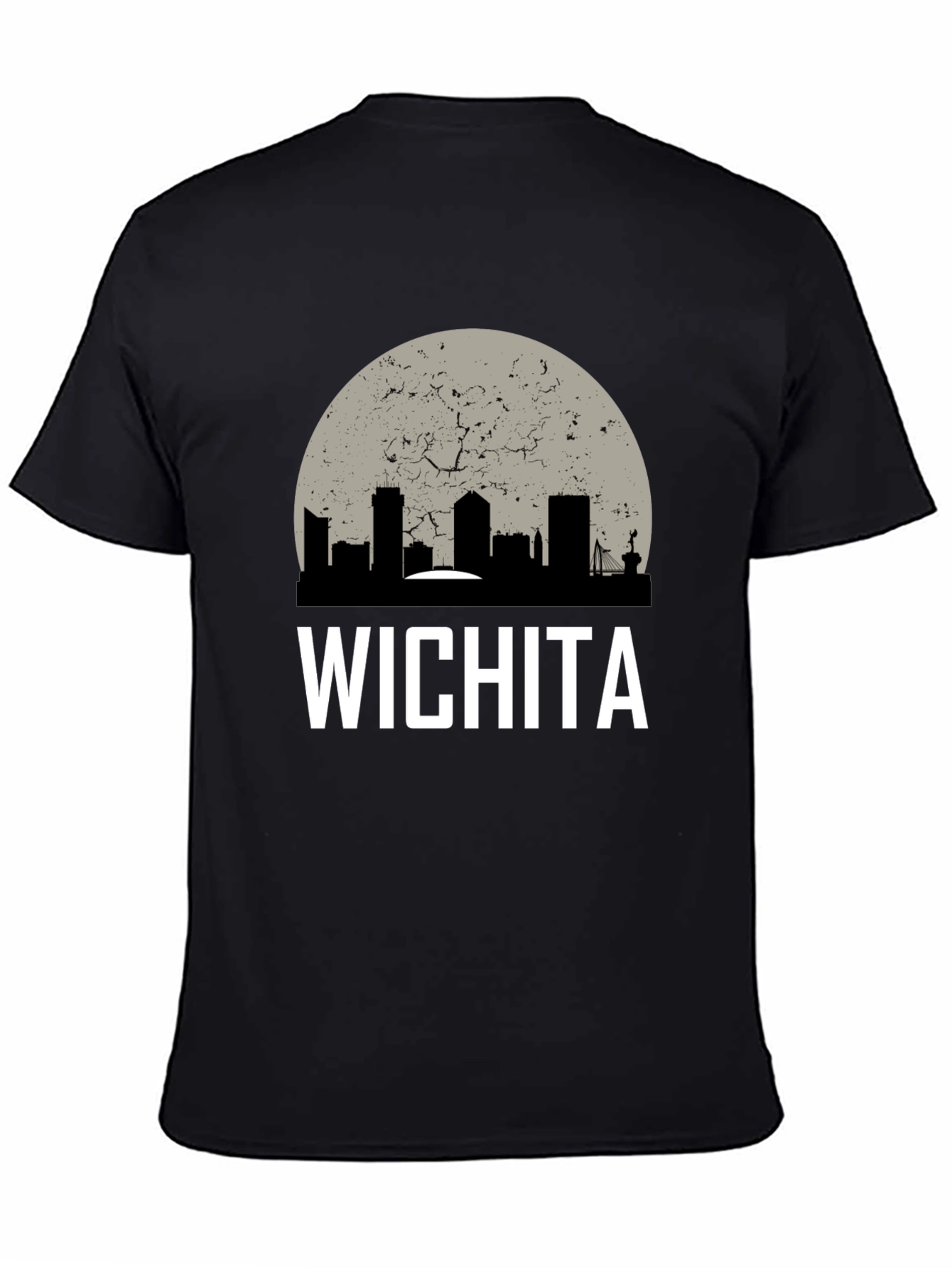 Wichita Skyline Graphic Tee - Retro City Pride Shirt