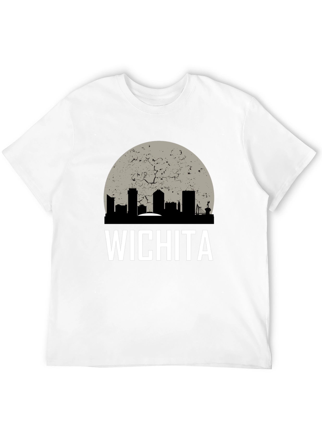 Wichita Skyline Graphic Tee - Retro City Pride Shirt