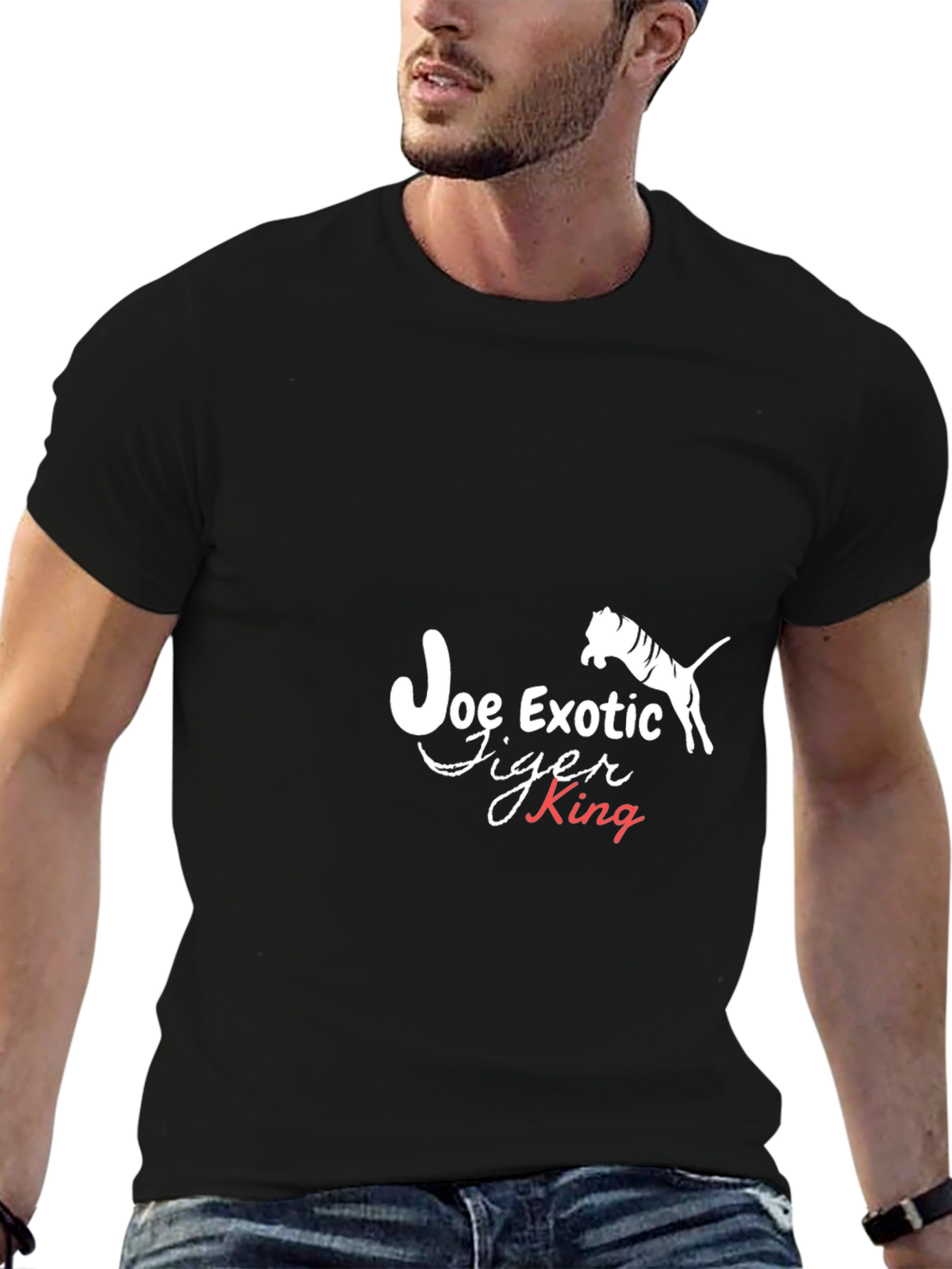 Joe Exotic Tiger King Graphic T-Shirt - Black