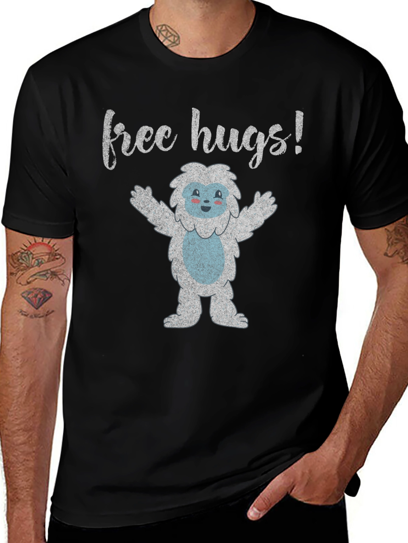 Free Hugs Sasquatch T-Shirt