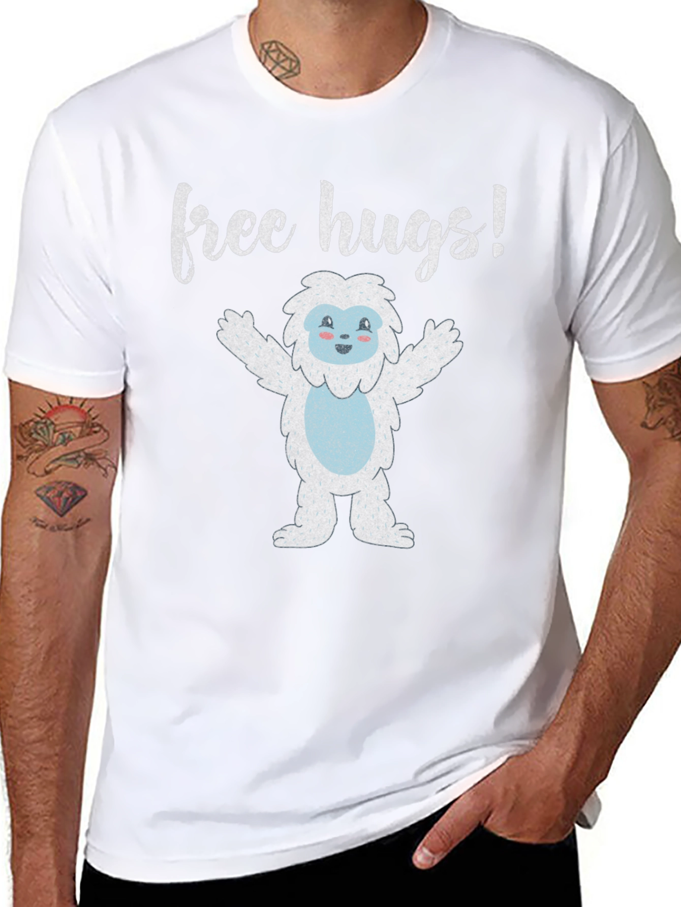 Free Hugs Sasquatch T-Shirt