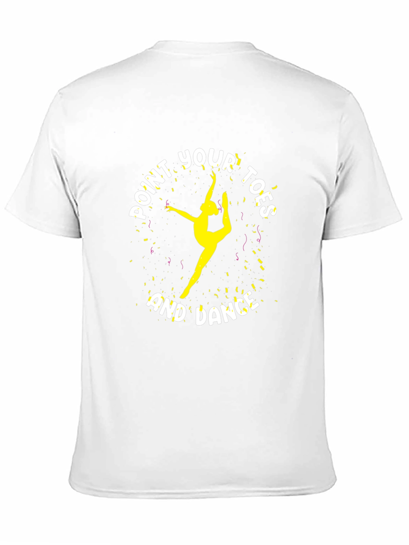 Point Your Toes and Dance Black Graphic T-Shirt