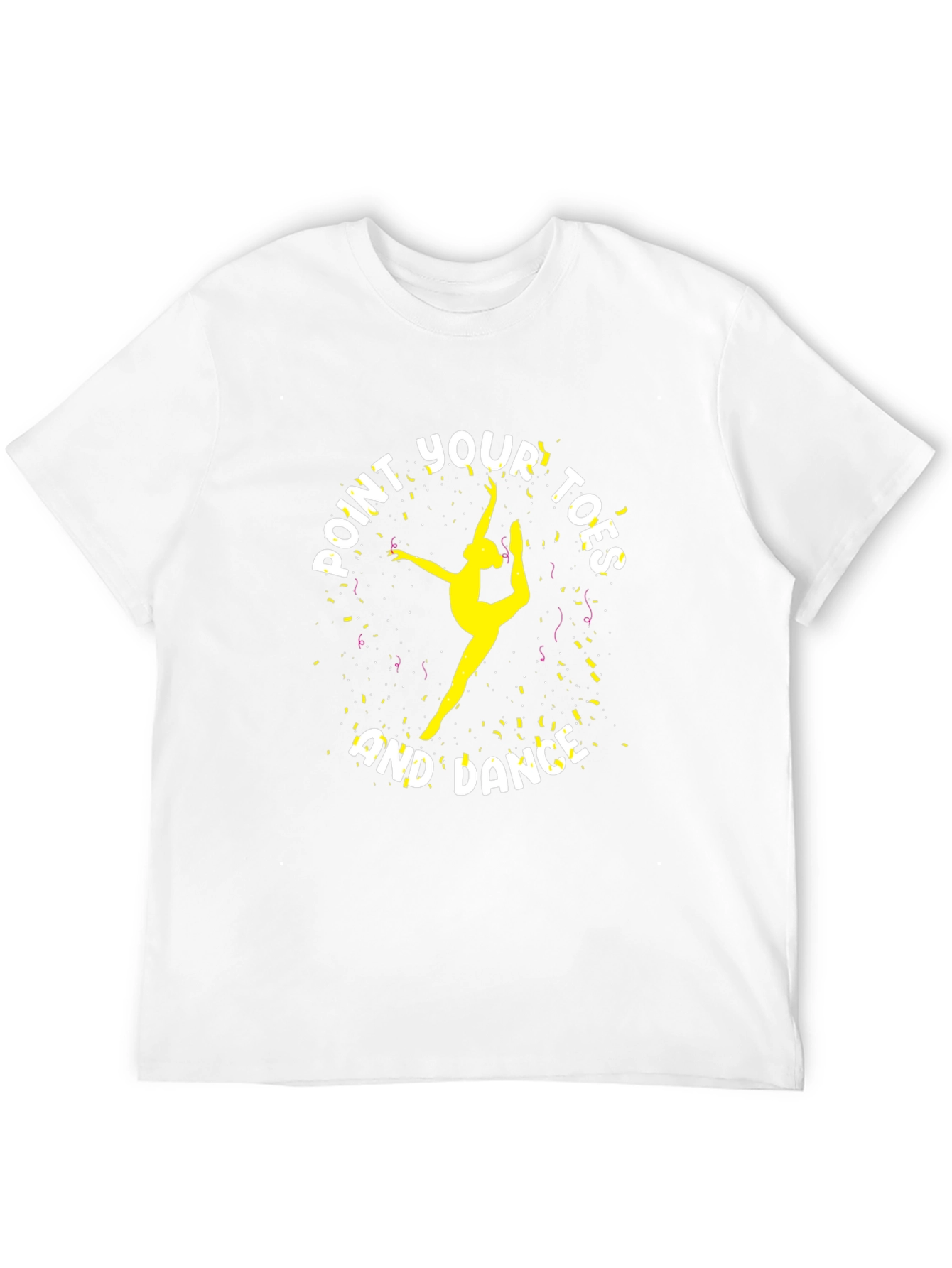 Point Your Toes and Dance Black Graphic T-Shirt