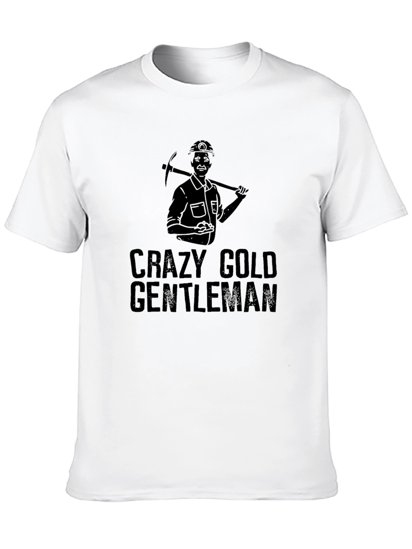 Crazy Gold Gentleman Black T-Shirt