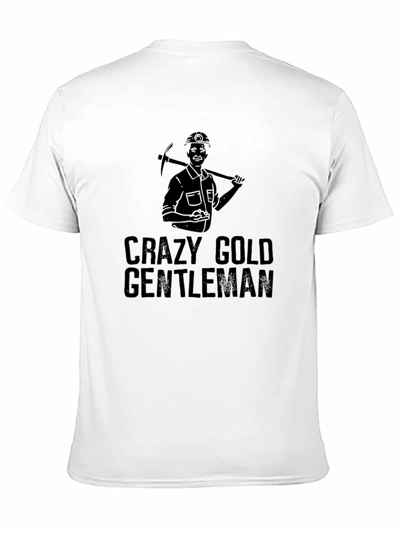 Crazy Gold Gentleman Black T-Shirt