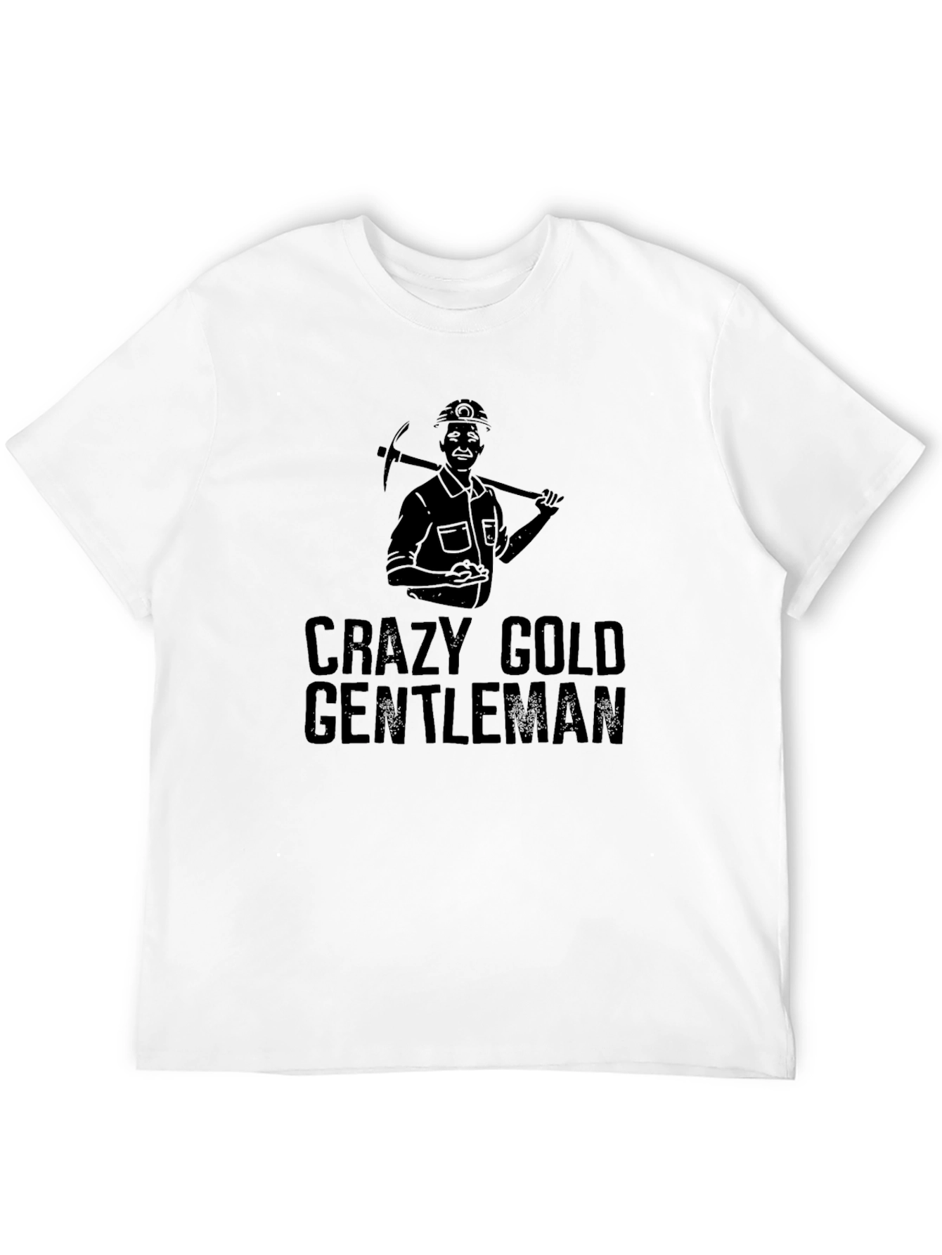 Crazy Gold Gentleman Black T-Shirt