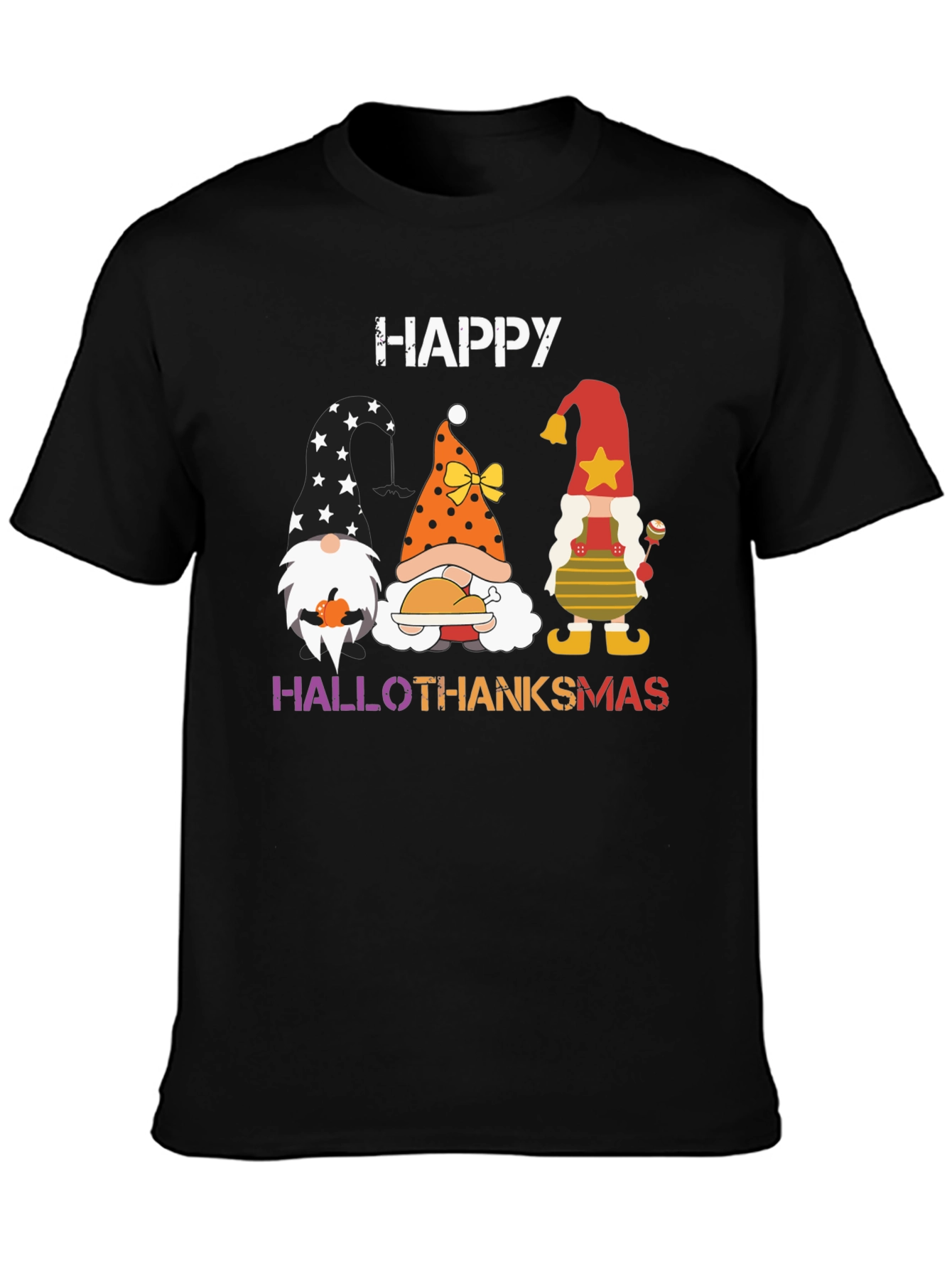 Hallothanksmas Gnome T-Shirt