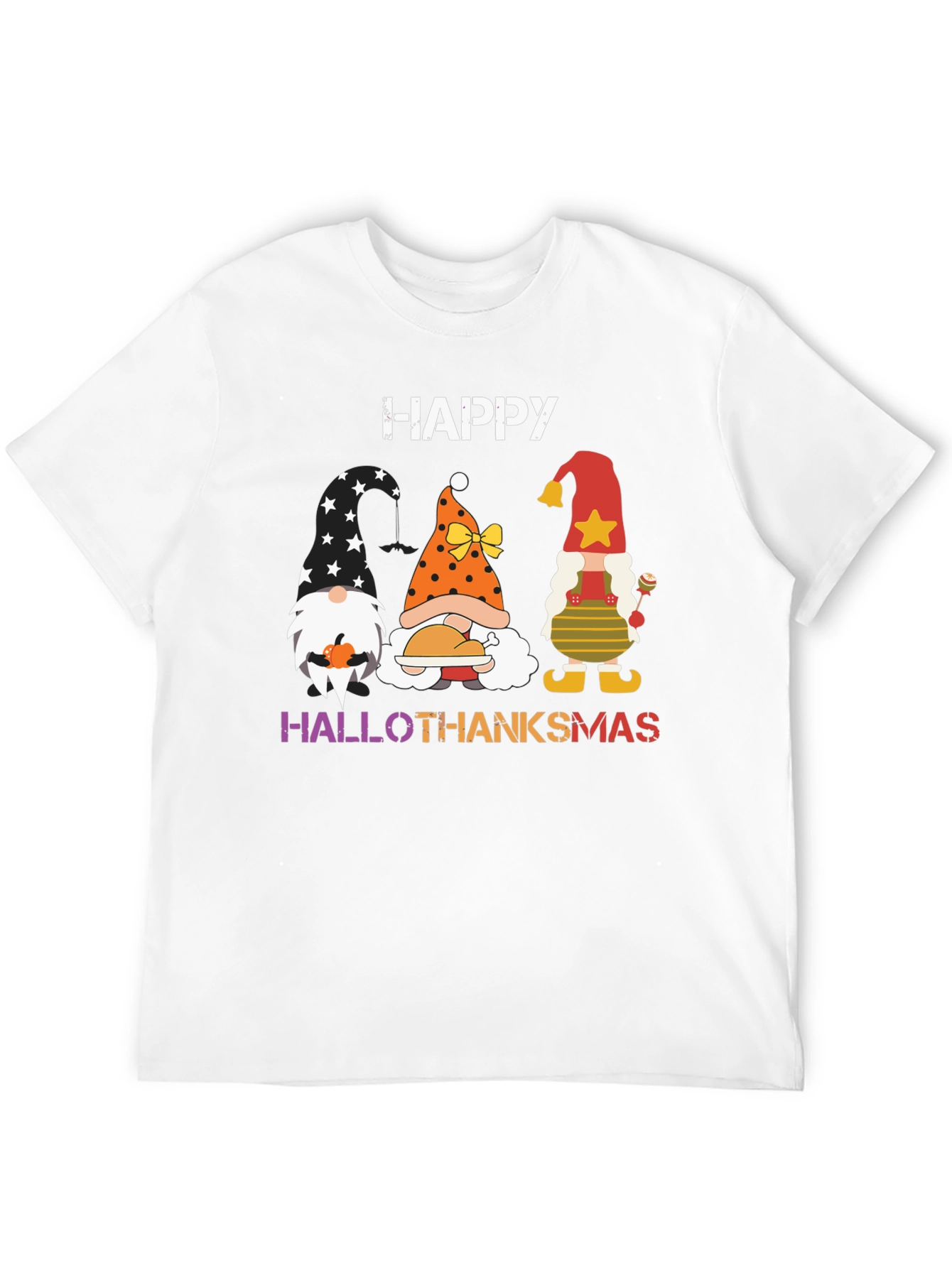 Hallothanksmas Gnome T-Shirt