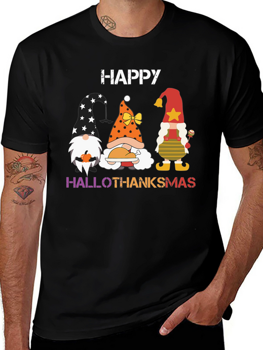 Hallothanksmas Gnome T-Shirt