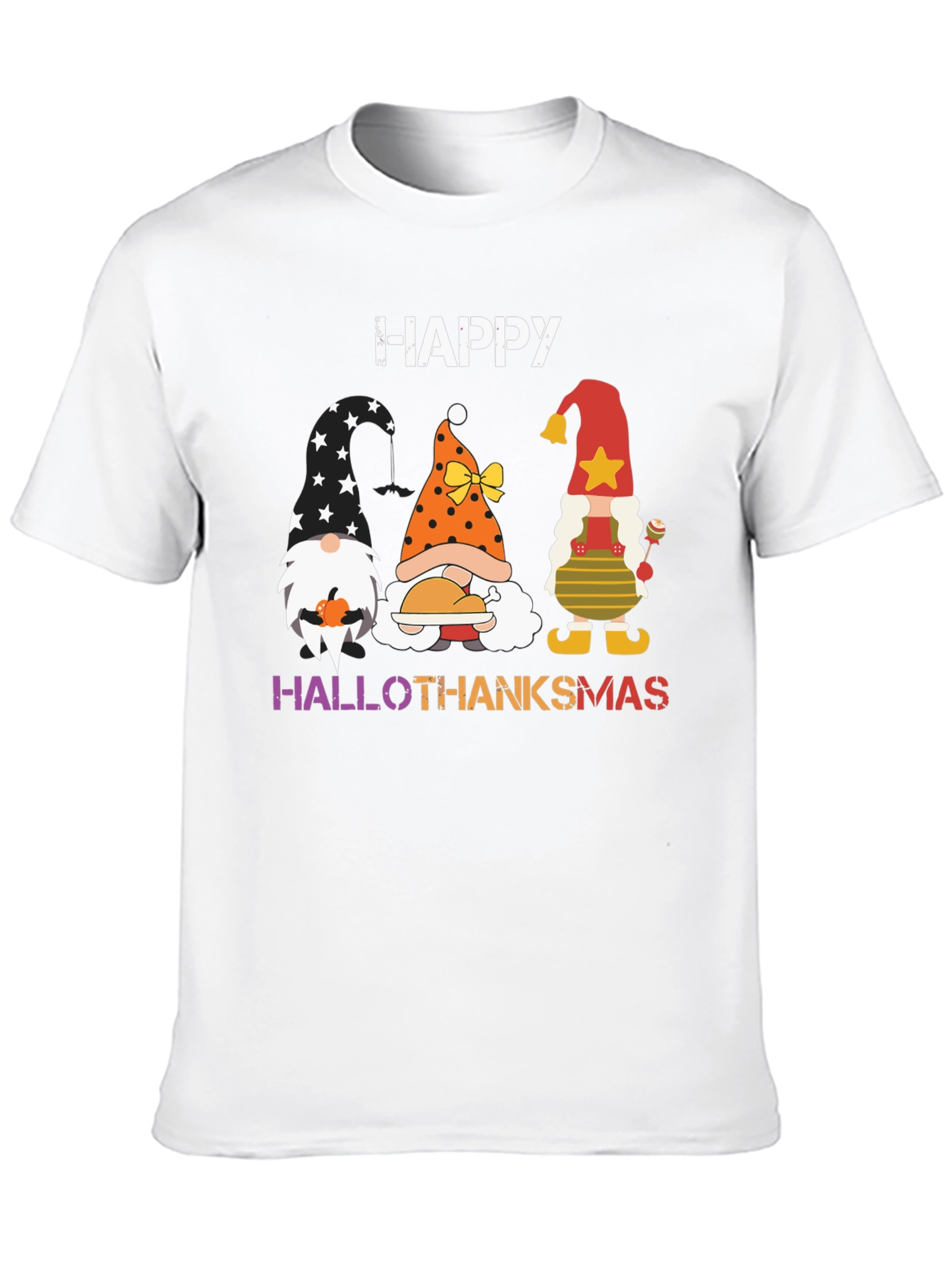 Hallothanksmas Gnome T-Shirt