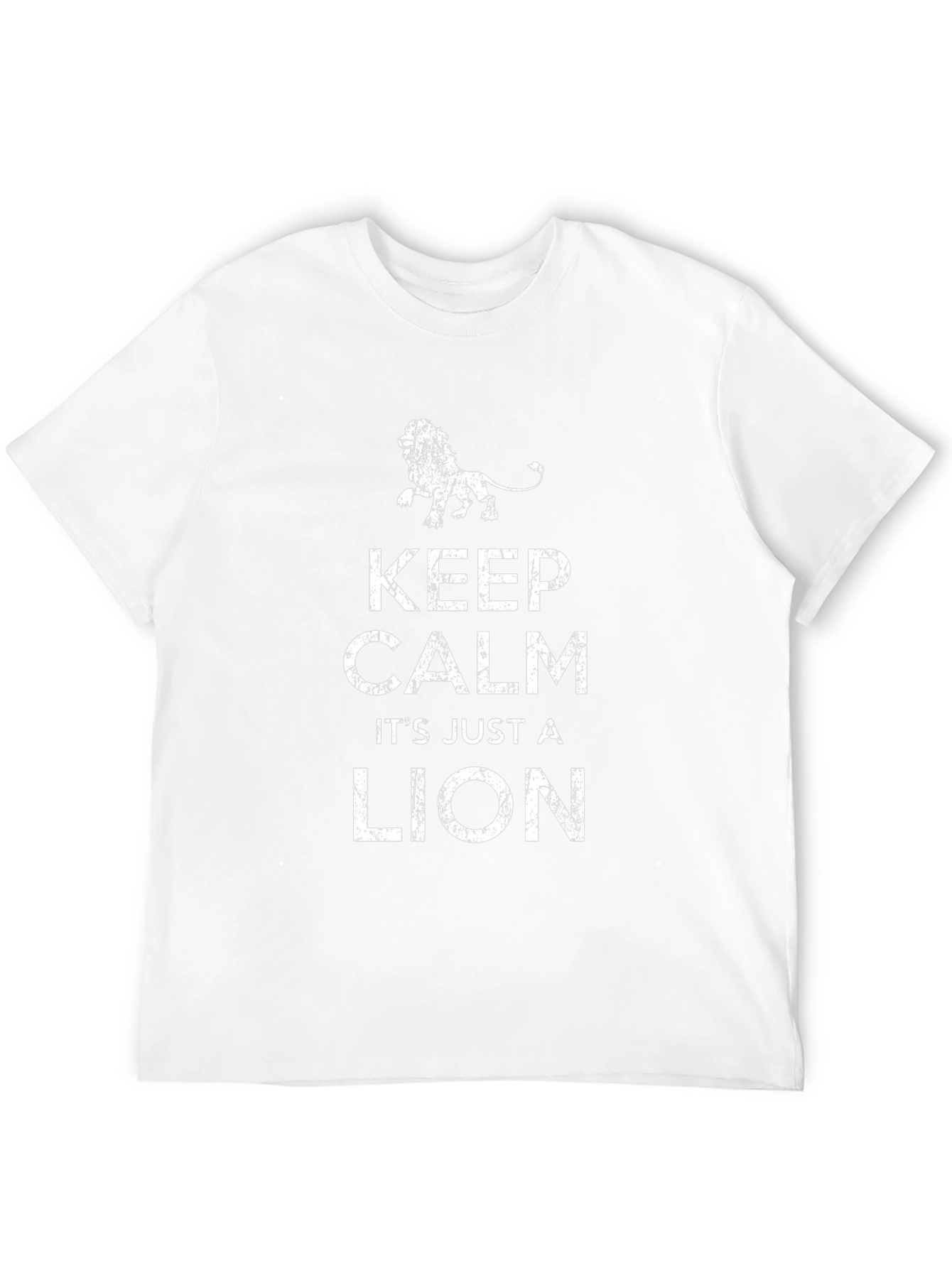 Keep Calm Its Just A Lion Graphic Tee