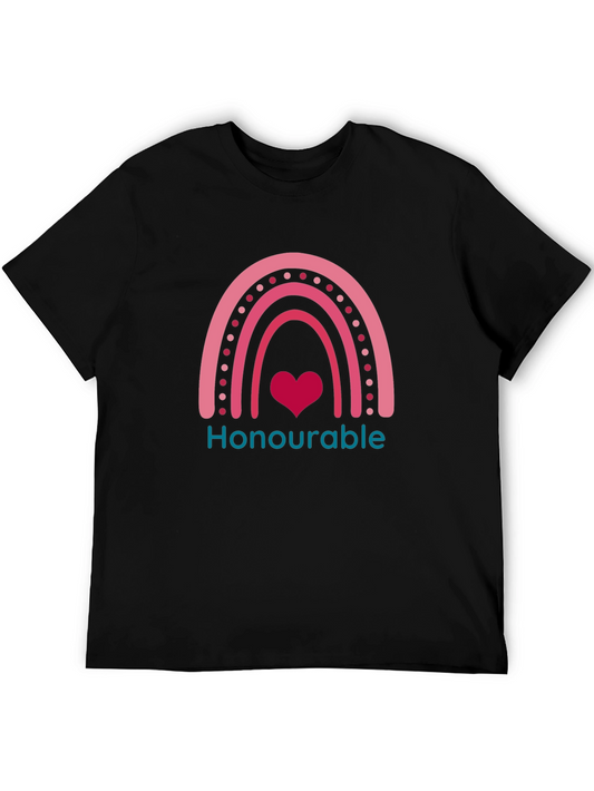 Honourable Rainbow Heart Graphic Tee