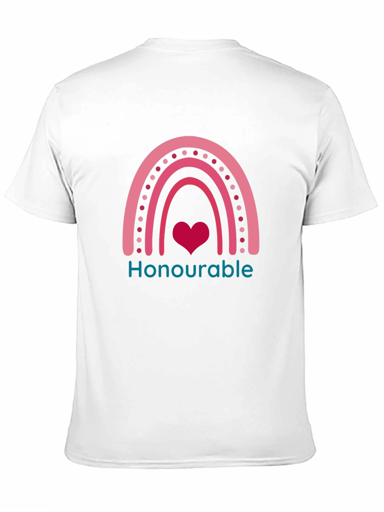 Honourable Rainbow Heart Graphic Tee
