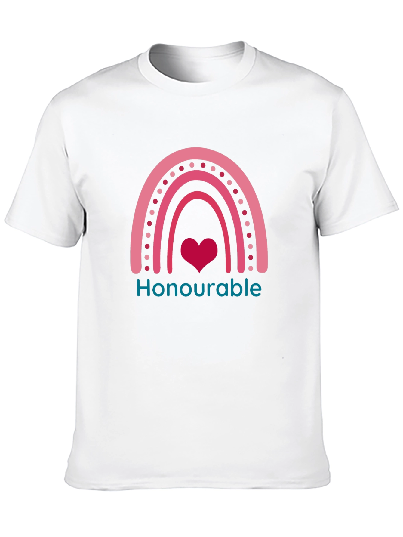 Honourable Rainbow Heart Graphic Tee