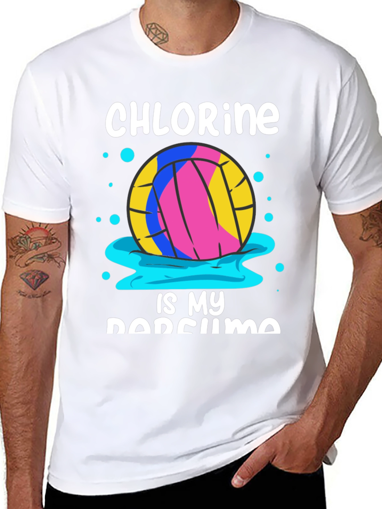 Chlorine Is My Perfume Water Polo T-Shirt