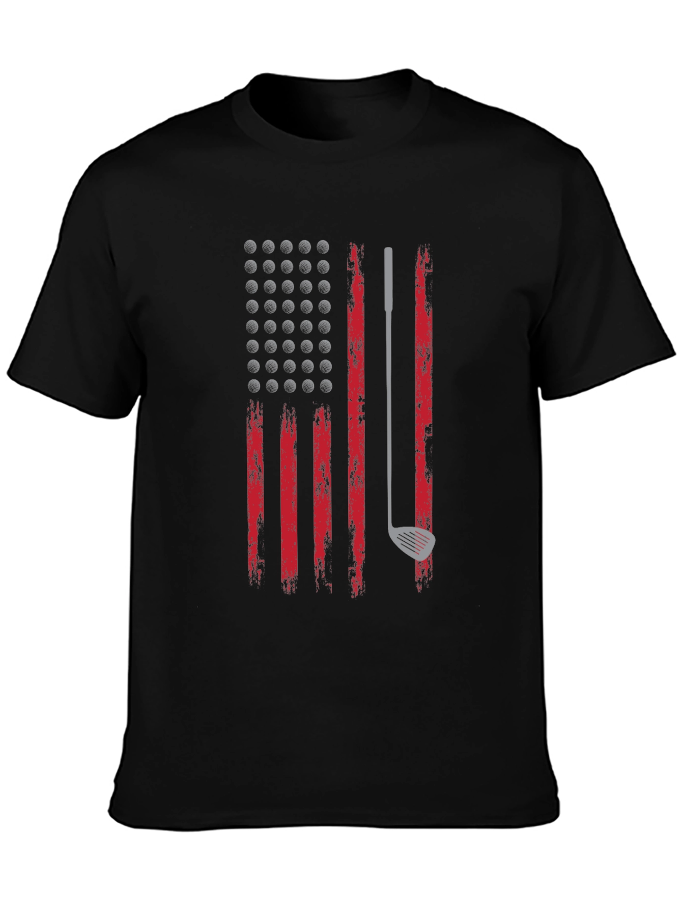 Golf American Flag T-Shirt