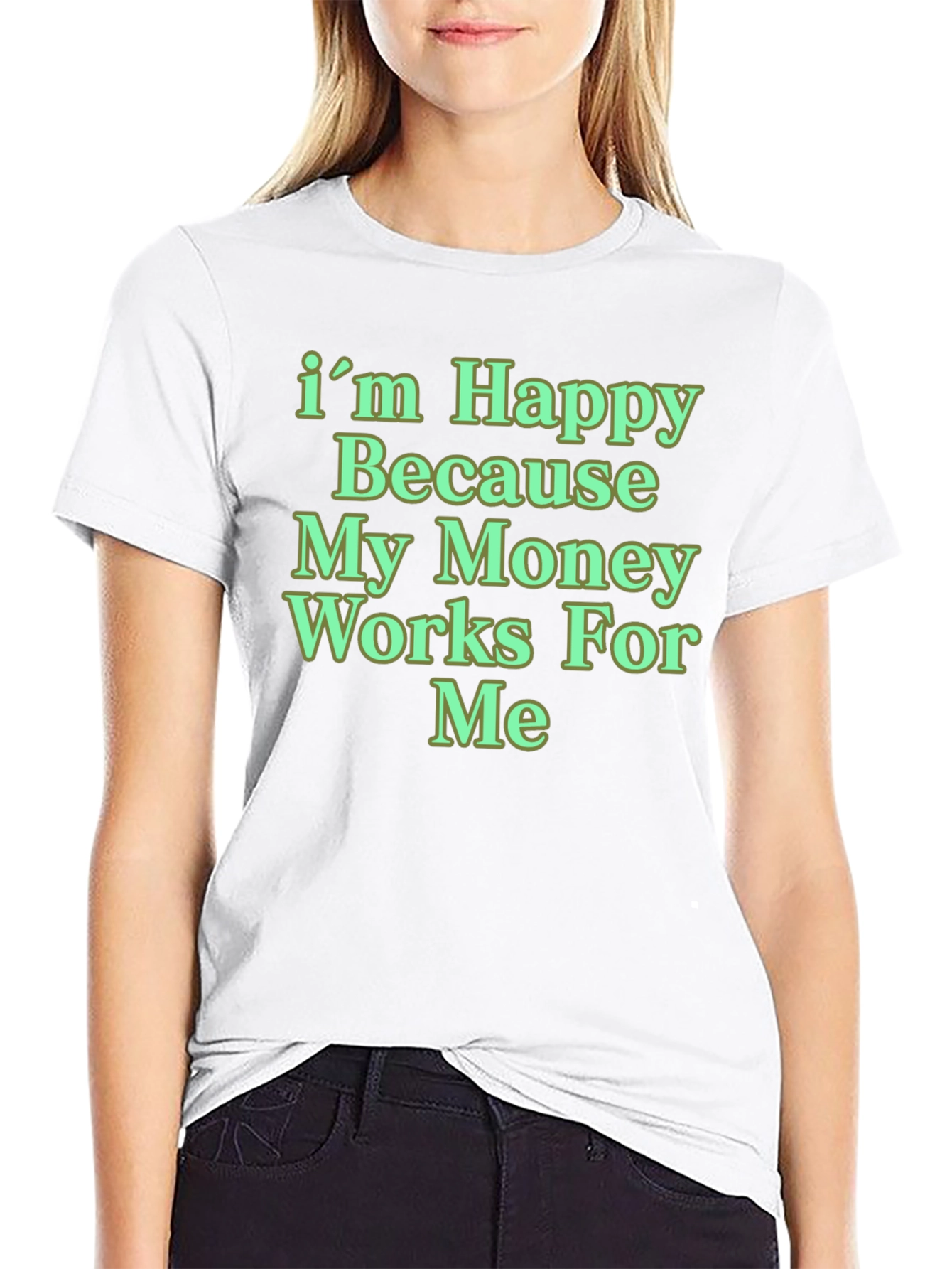 Happy Money Black T-Shirt