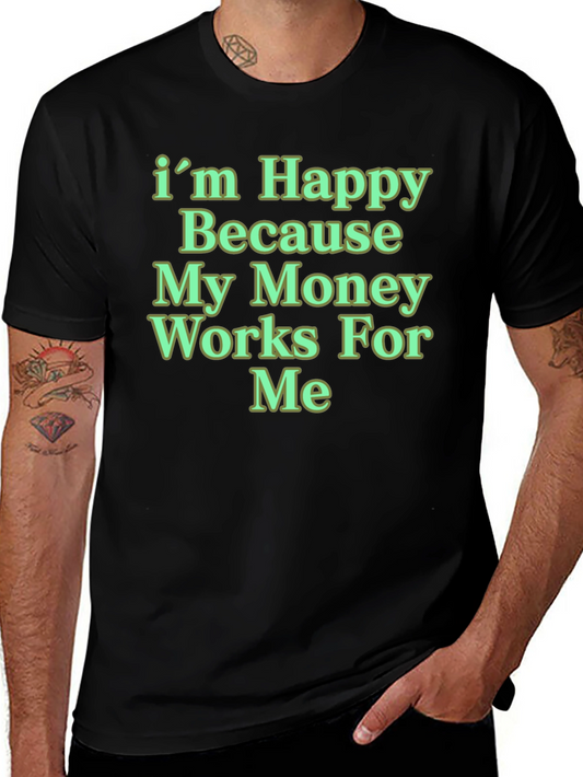 Happy Money Black T-Shirt