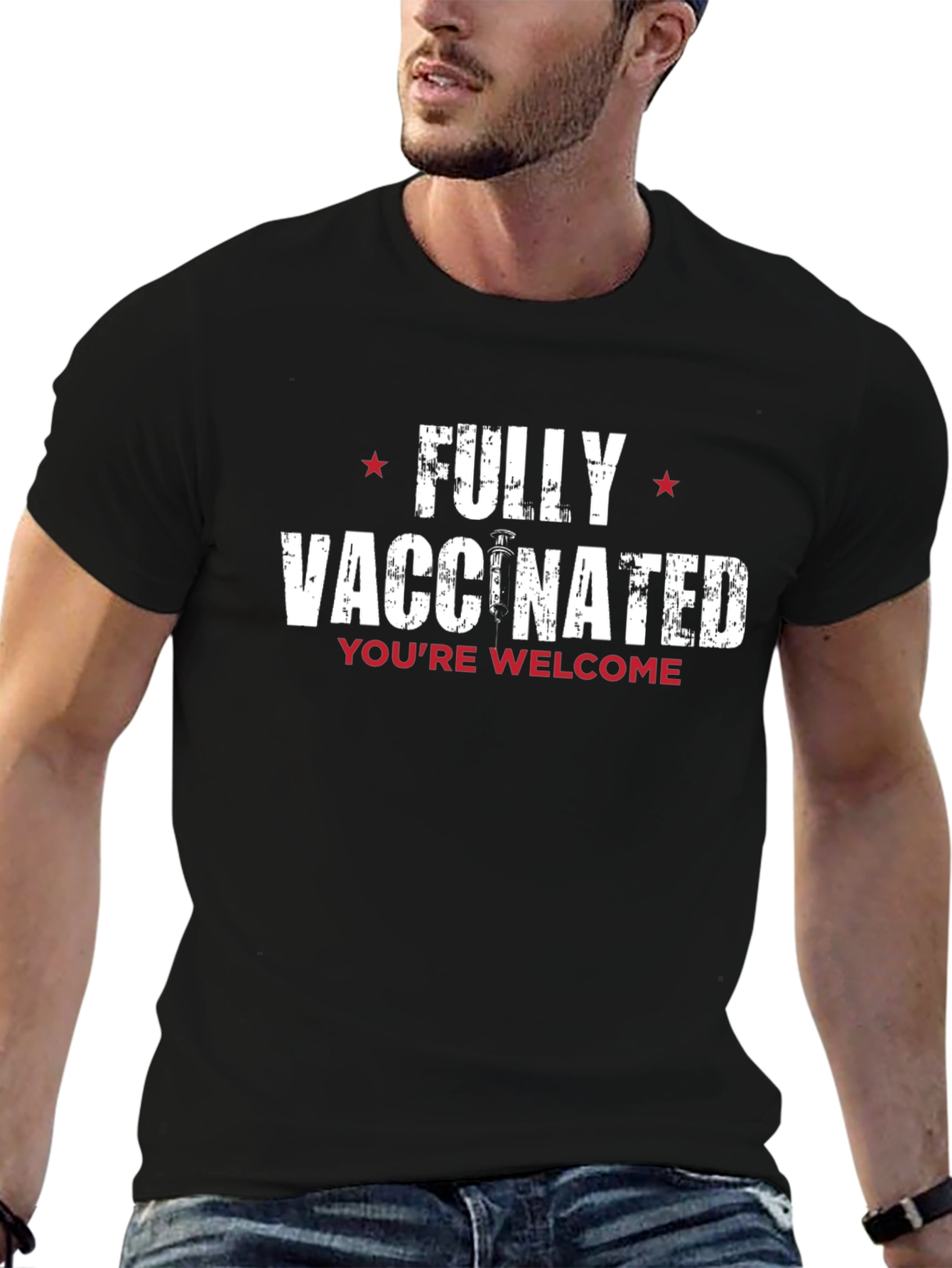 Fully Vaccinated Graphic Tee - Youre Welcome!