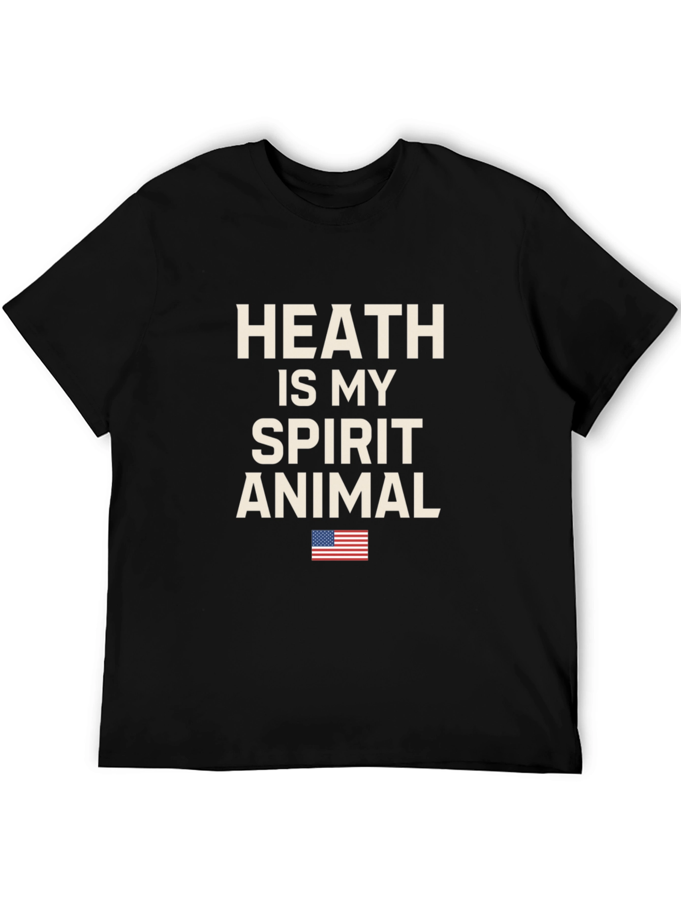 Heath Is My Spirit Animal T-Shirt - Patriotic Design