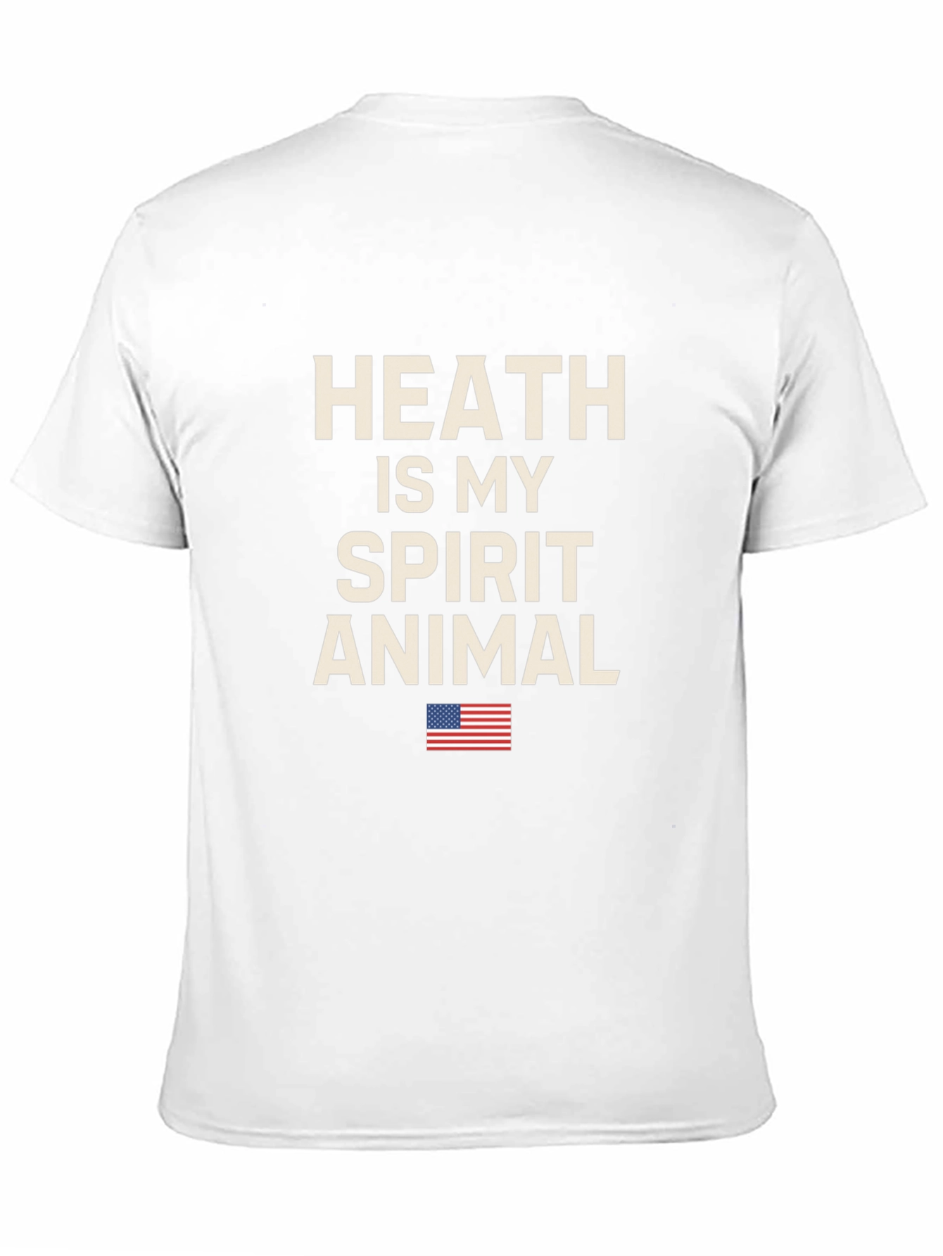 Heath Is My Spirit Animal T-Shirt - Patriotic Design