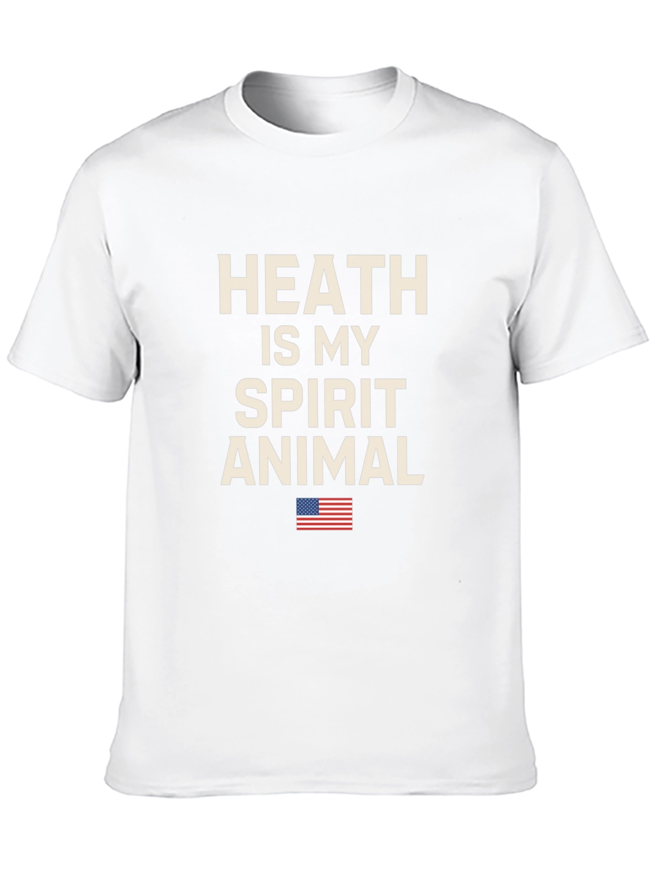 Heath Is My Spirit Animal T-Shirt - Patriotic Design