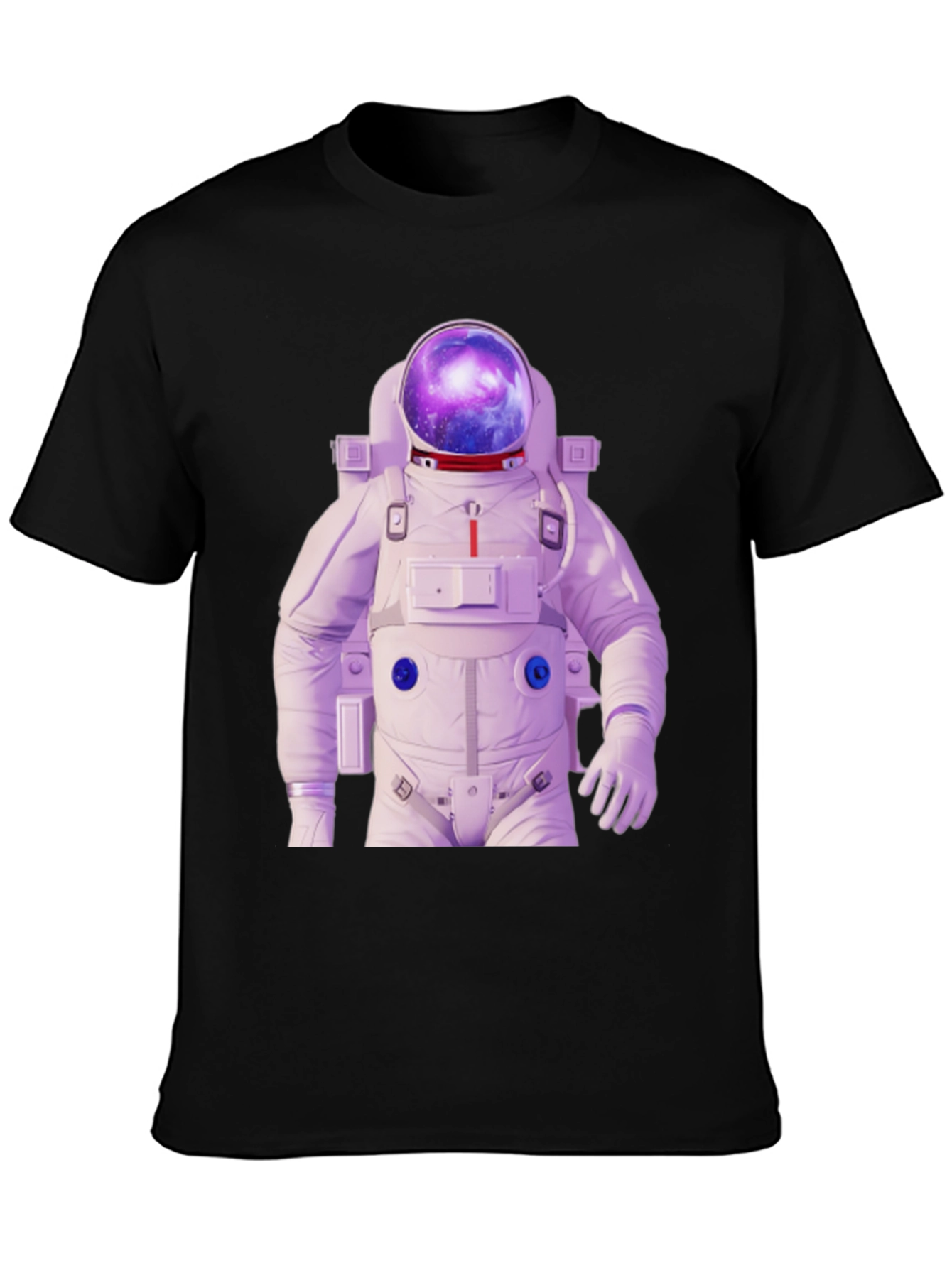 Astronaut Galaxy Print T-Shirt