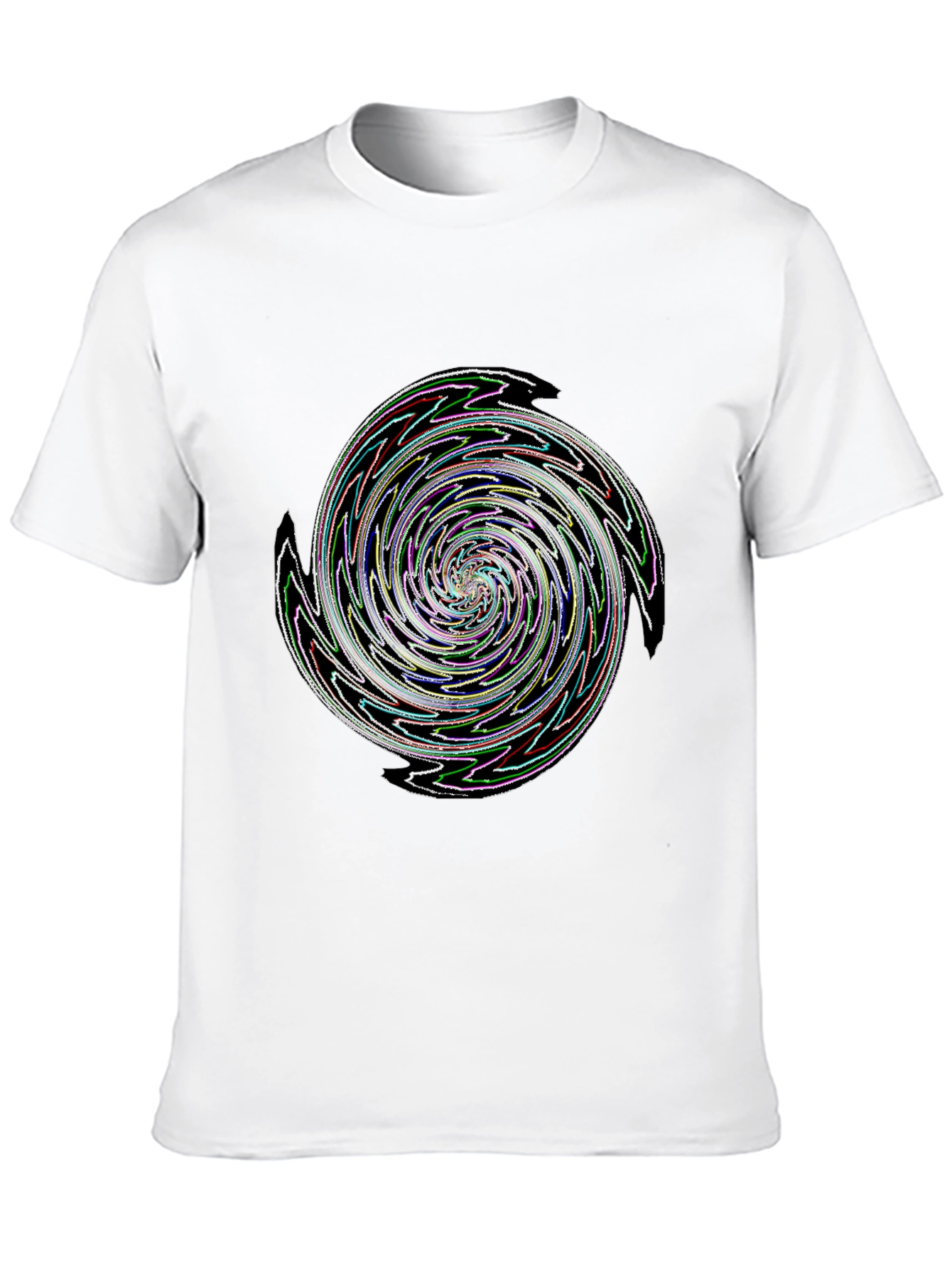 Swirl Graphic Tee - Mens Black T-Shirt
